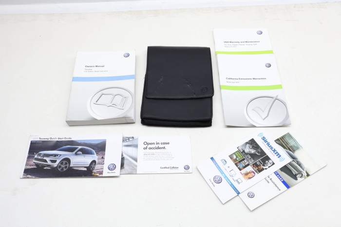2015 Owners Manual (Touareg) main product photo