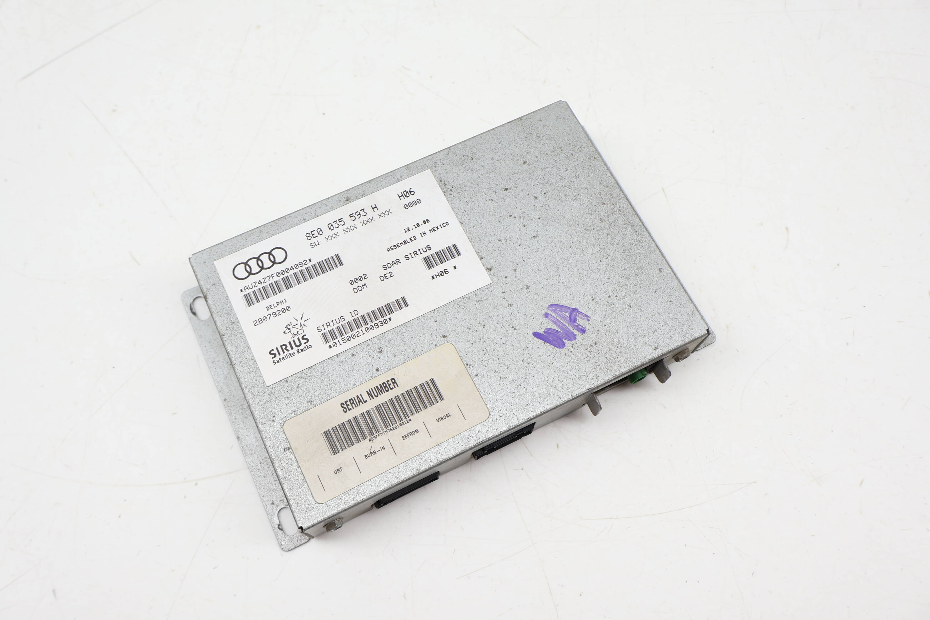 Sirius Satellite Radio Control Module 8E0035593H