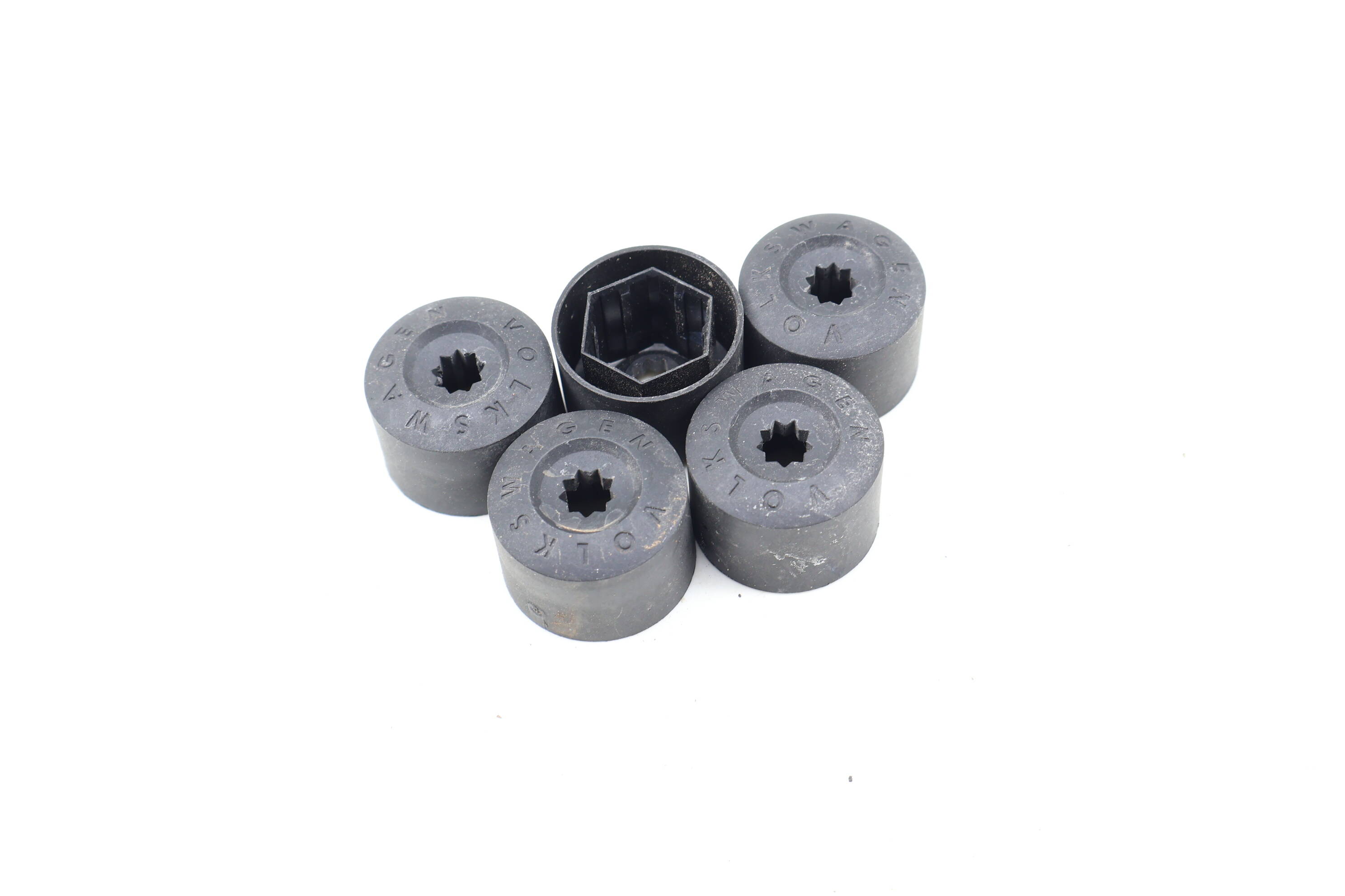 Lug Nut / Bolt Cover / Cap Set (5) 1K0601173