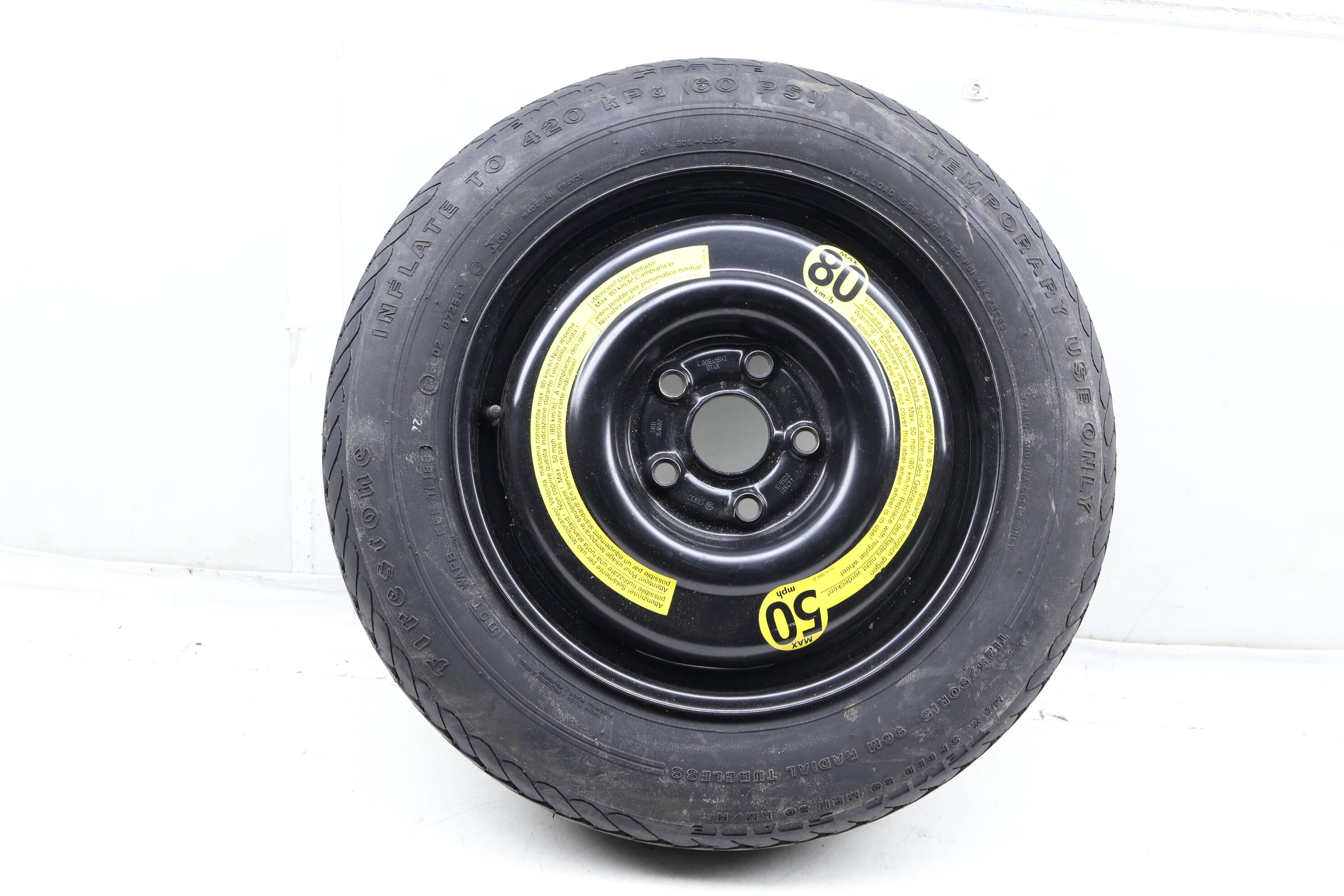 15" Inch Compact Spare Rim / Tire 447601025S