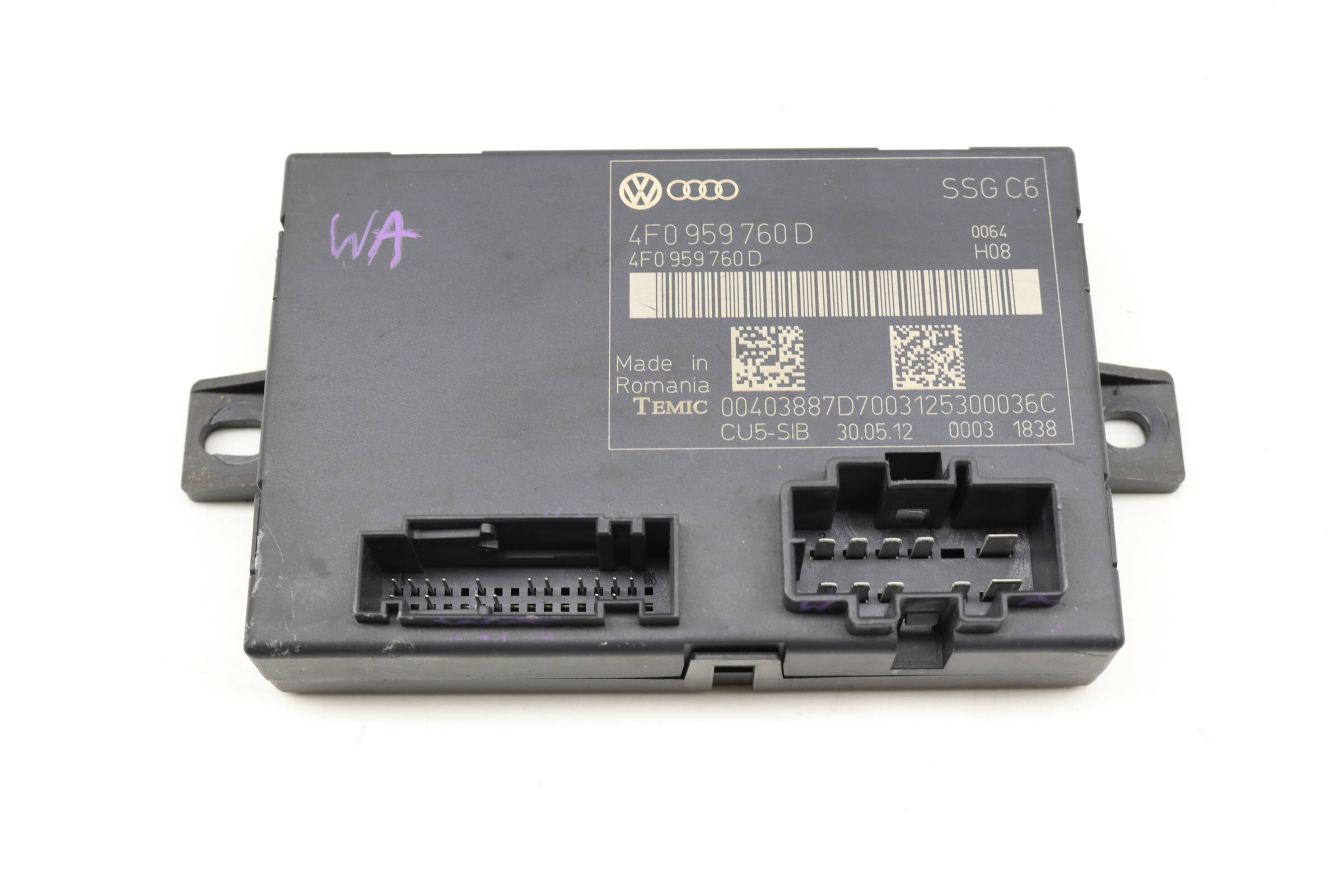 Seat Memory Control Module 4F0959760D