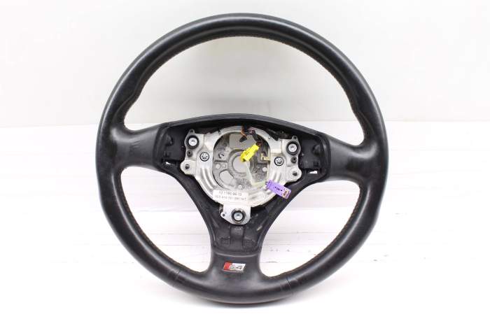 3-Spoke Leather Sport Steering Wheel 8E0419091BM main product photo