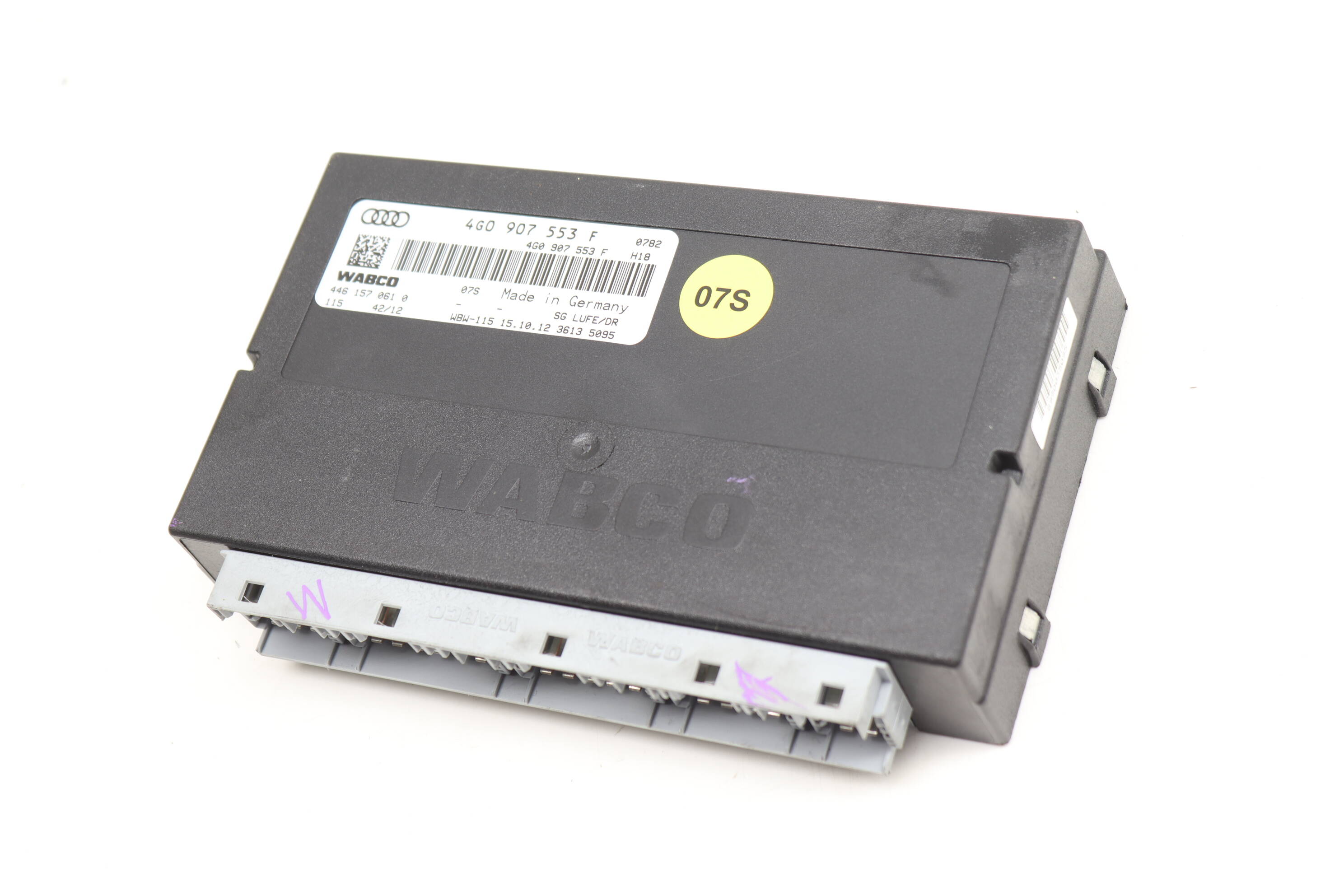 Self-Leveling Air Suspension Control Module 4G0907553F