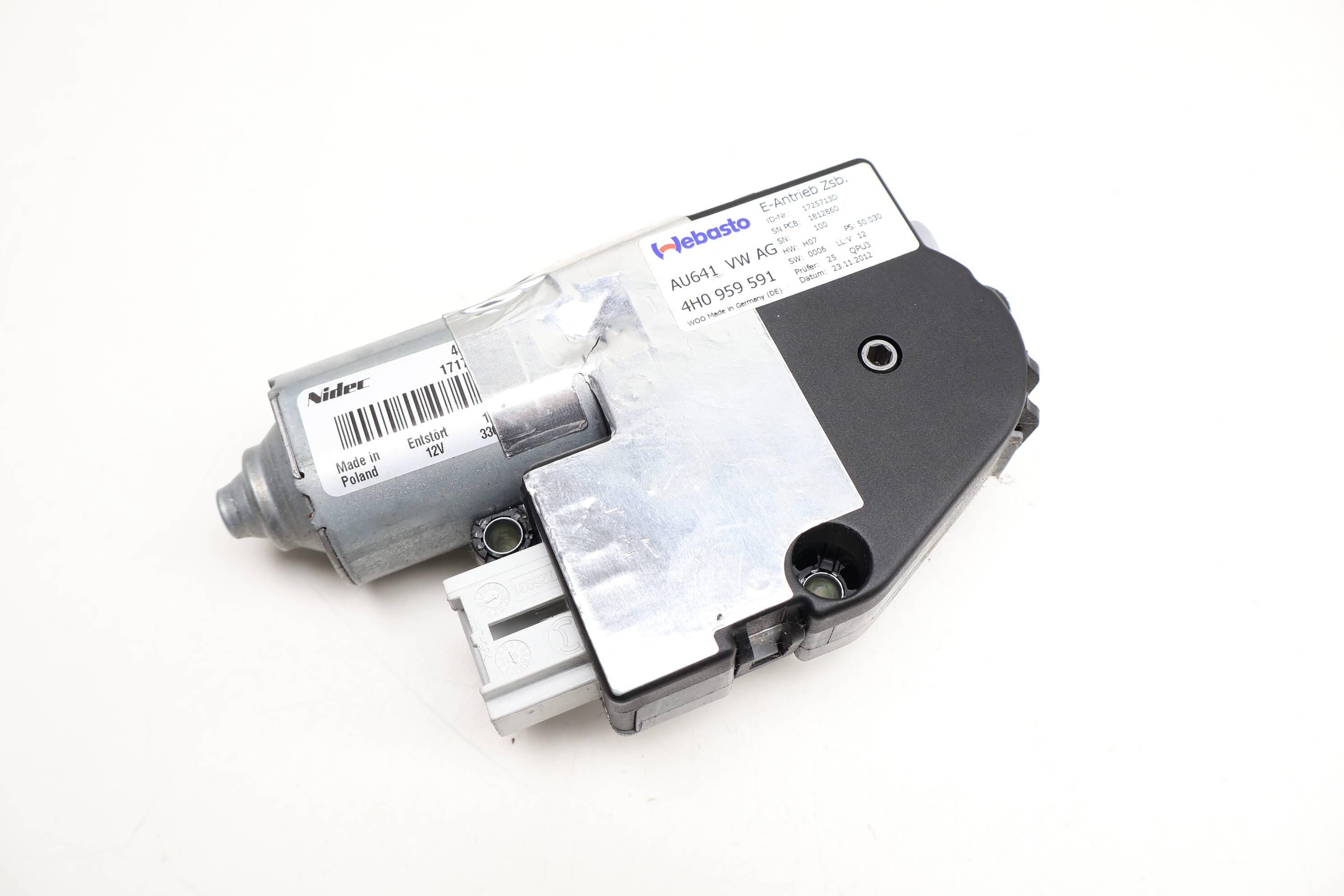 Sliding Sunroof / Sun Roof Motor 4H0959591