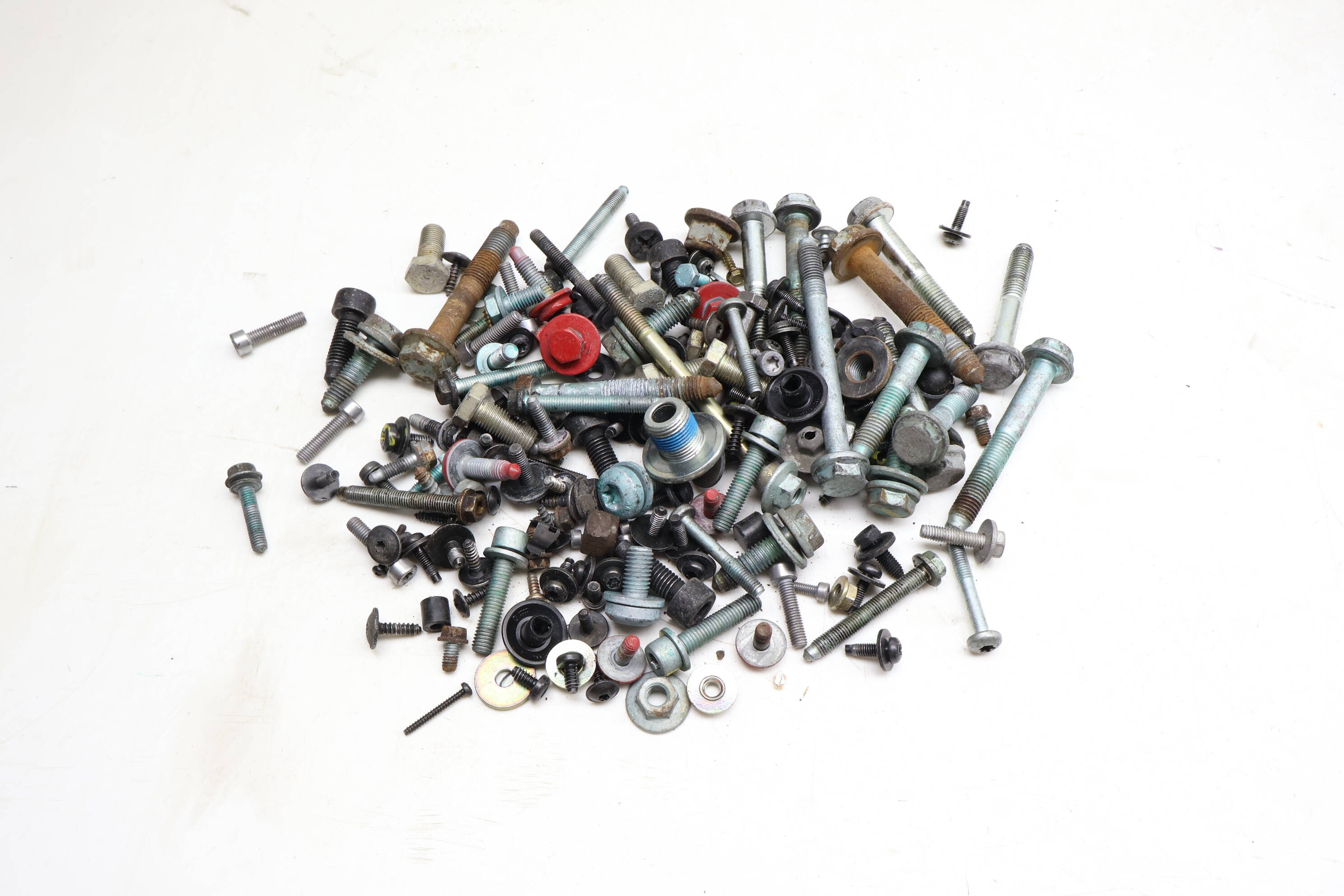 Assorted Mixed Bolts, Nuts, Screws, Washers, Etc
