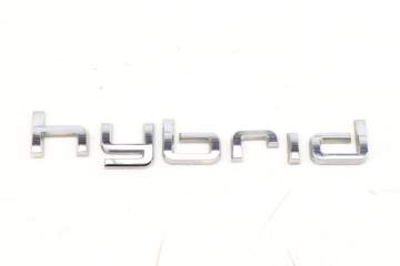 Trunk / Hatch Emblem / Badge (Hybrid) 8R0853737