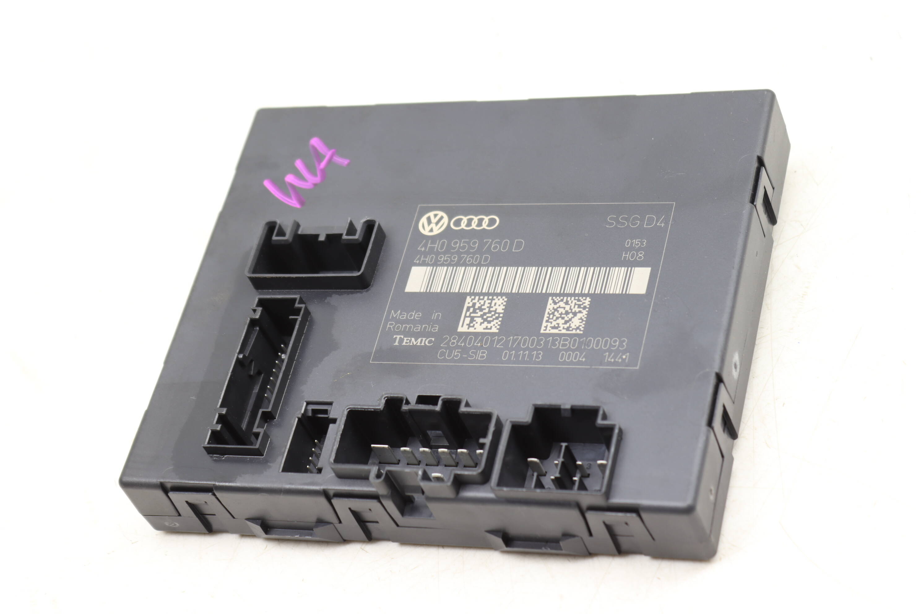 VW Front Seat Control Module (Touareg) 4H0959760D