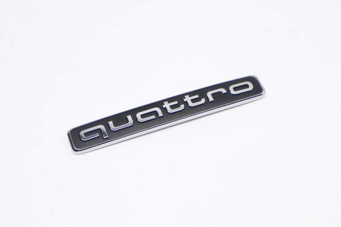 Trunk Emblem / Badge (Quattro) 4M0853737 main product photo