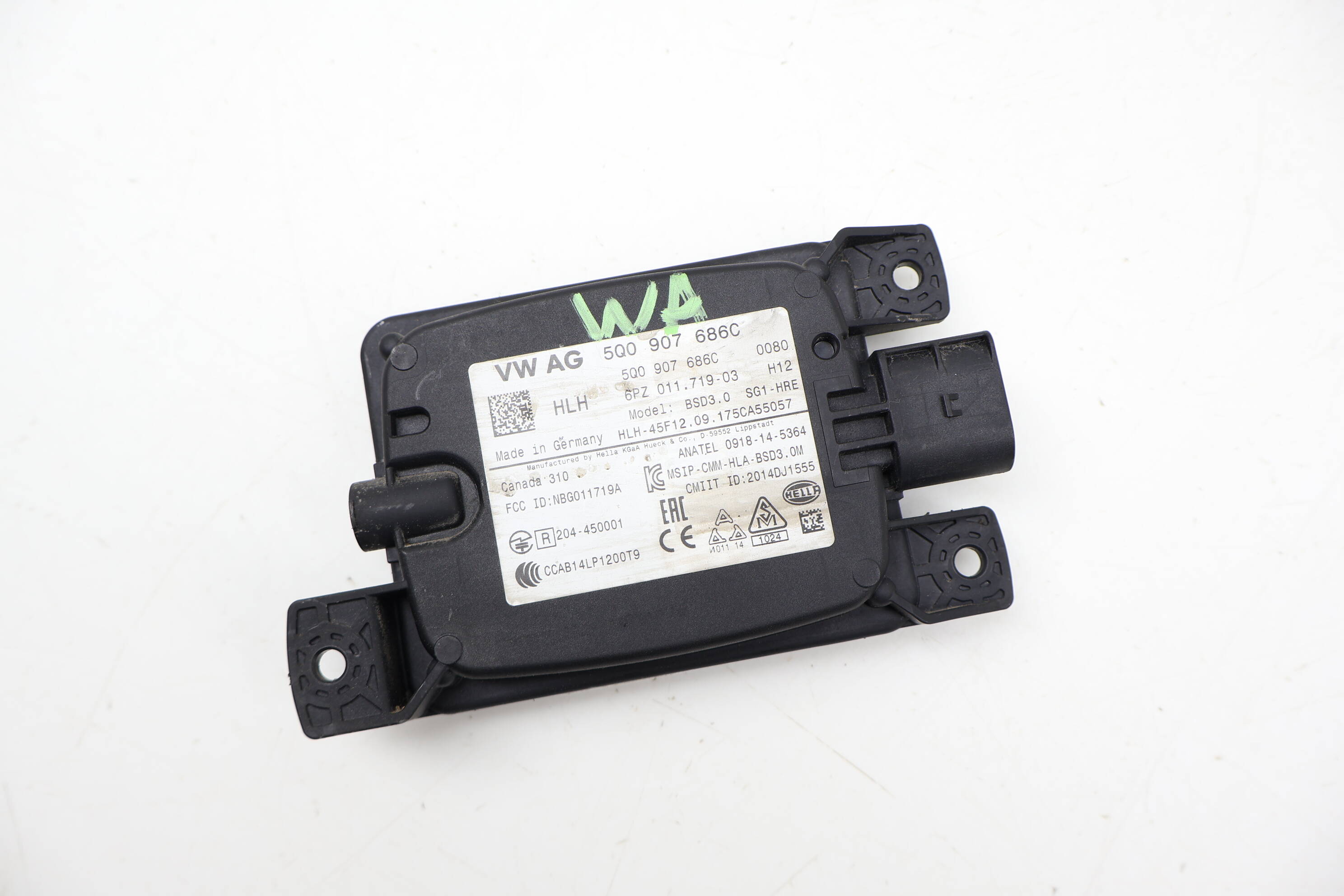 Blind Spot Detection Control Module (Master) 5Q0907686C