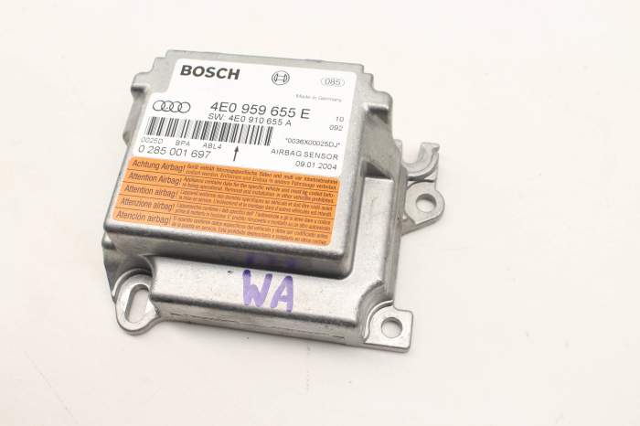 Air Safety Bag Control Module / Computer 4E0959655E main product photo