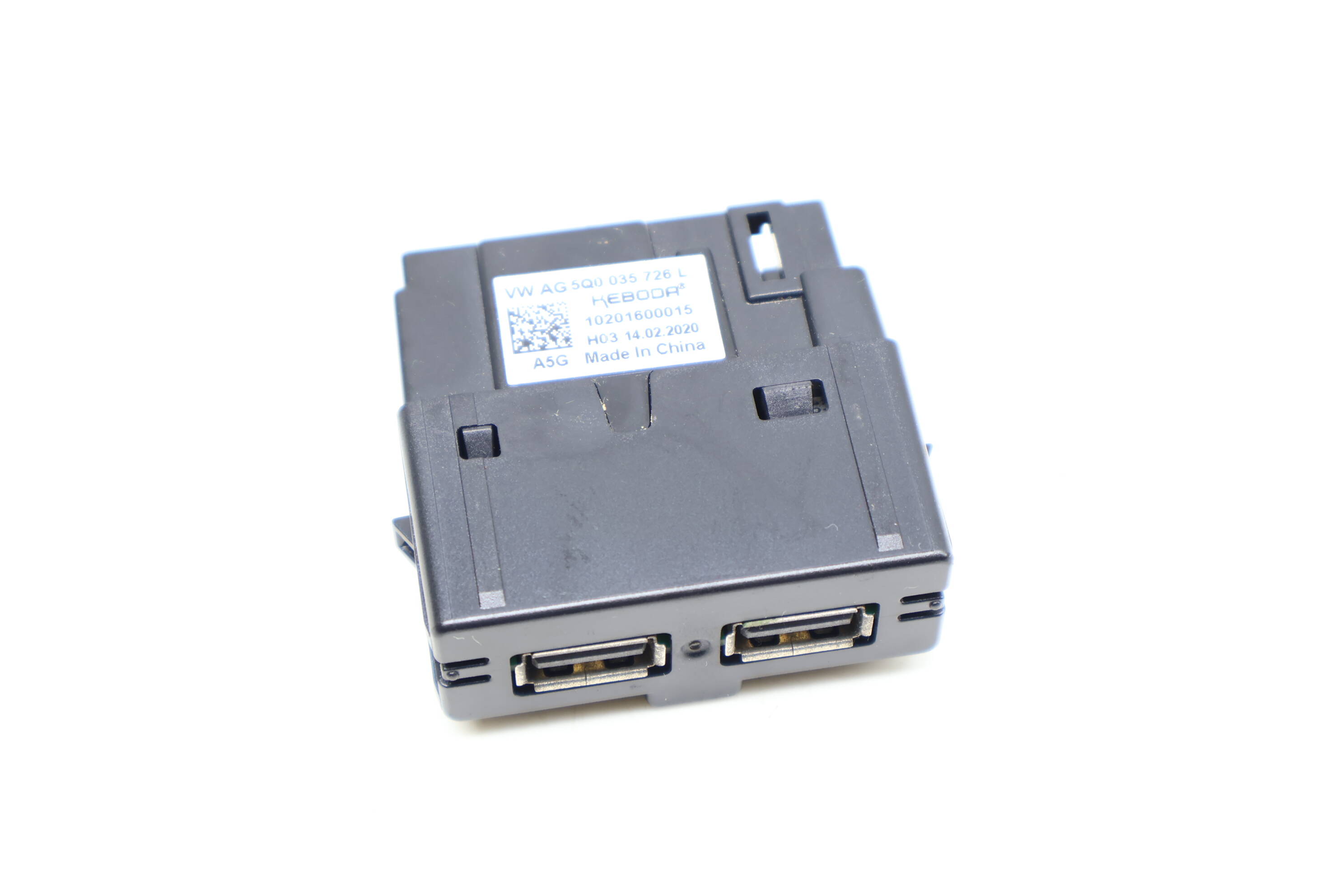 Center Console Dual Usb Port / Module 5Q0035726L