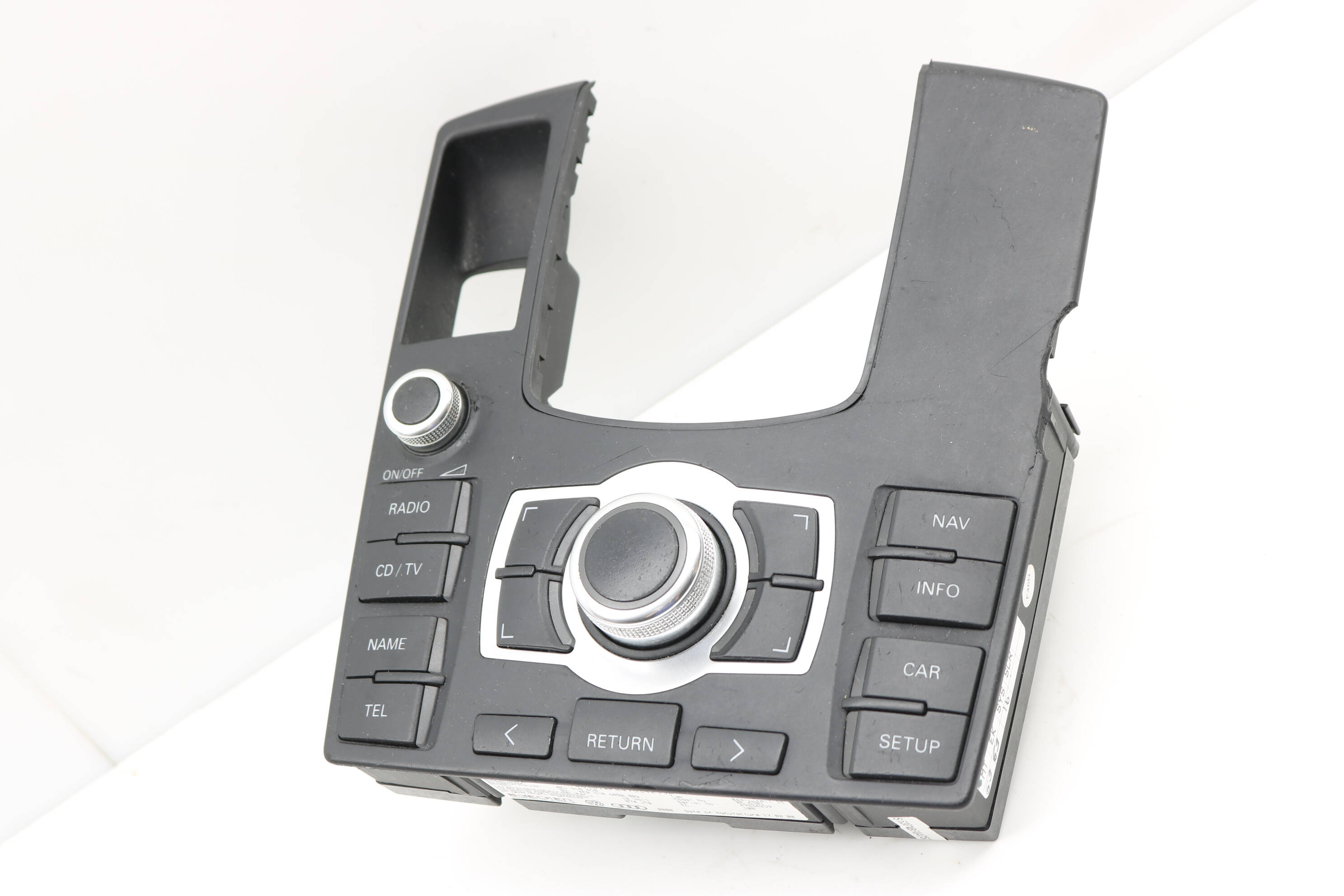 MMI CENTER CONTROL PANEL SWITCH ASSEMBLY - AUDI A8 S8 - 4E1919610