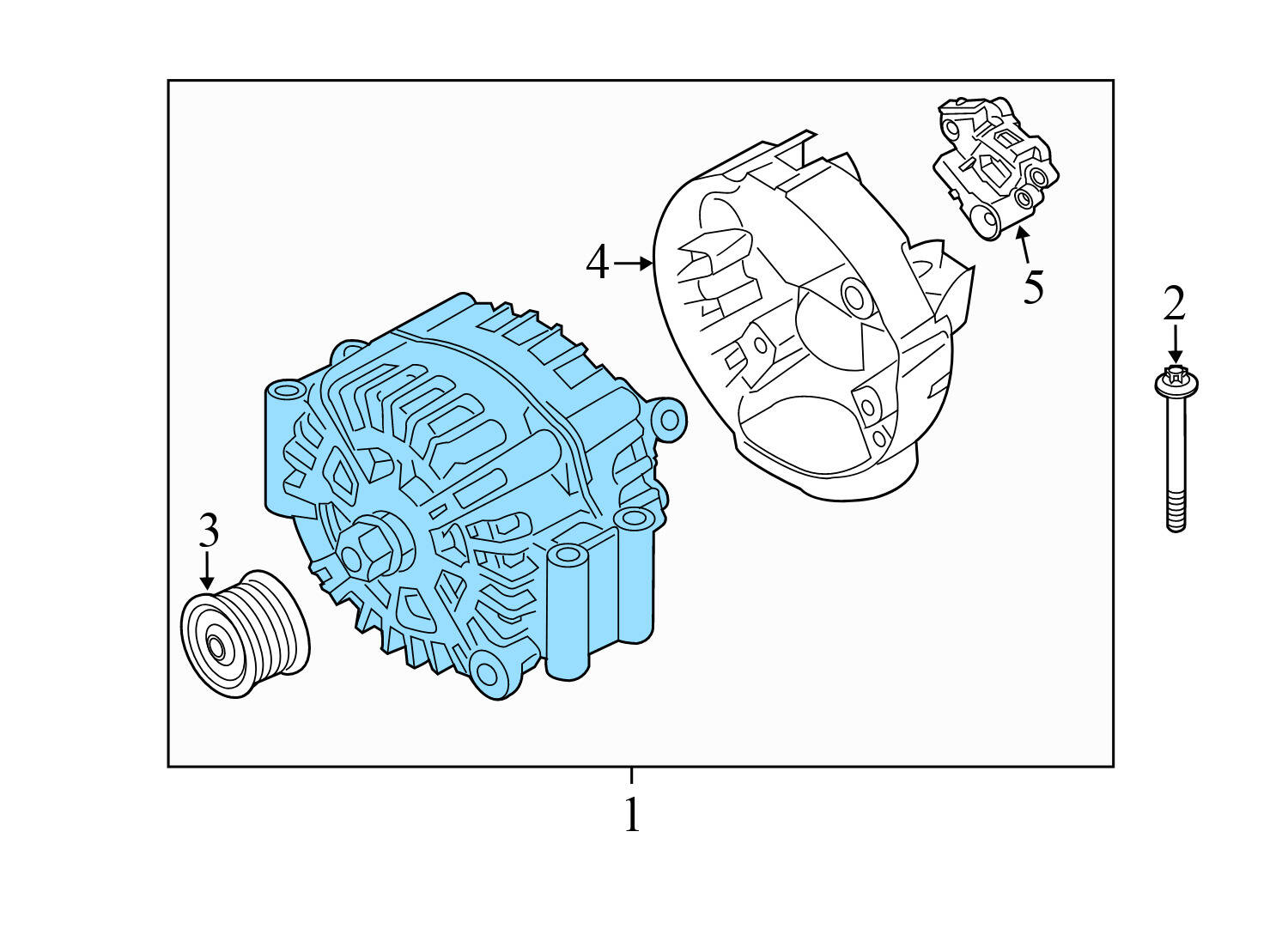 BMW Alternator / Generator (250 Amp) 12318611280