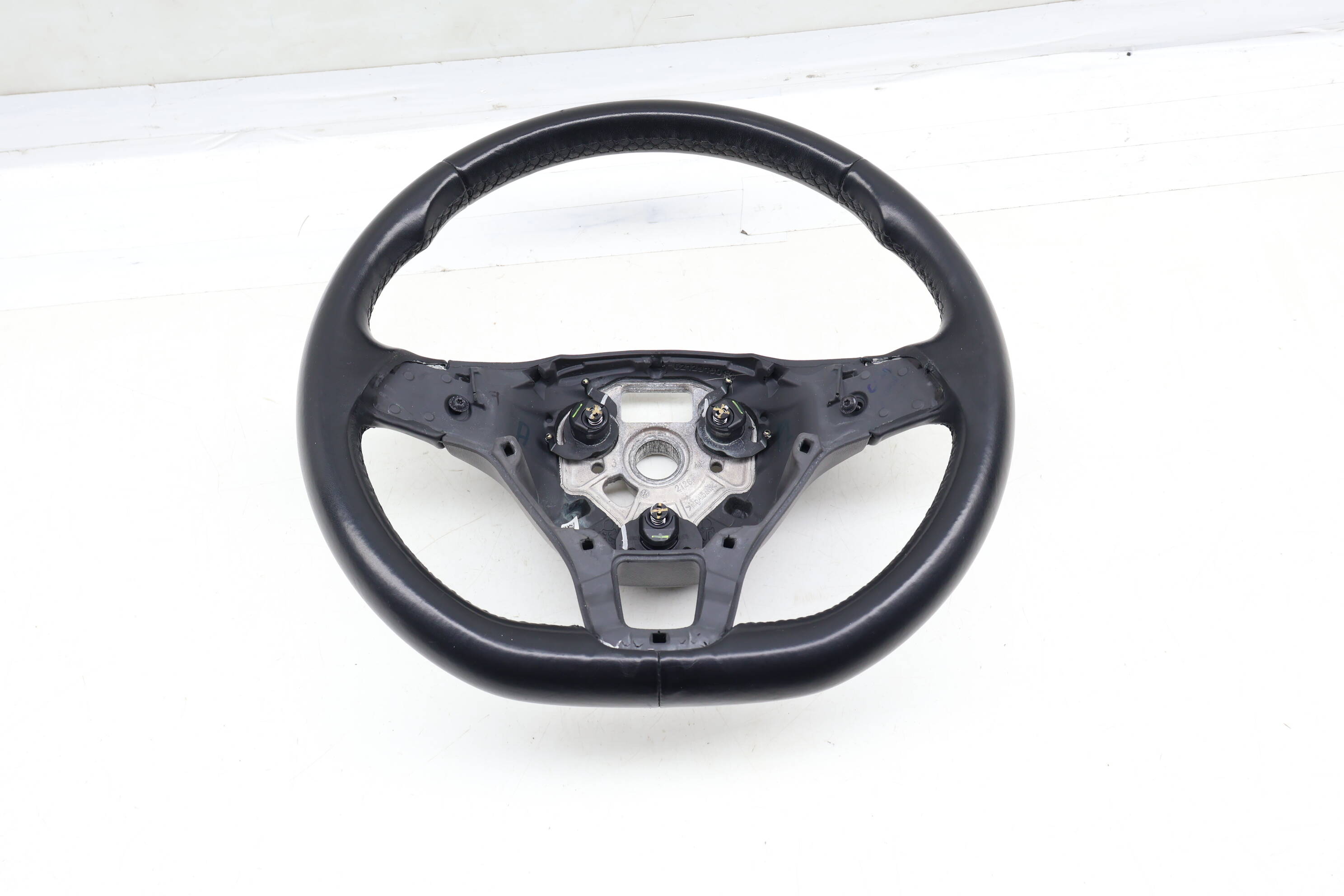 3-Spoke Leather Steering Wheel 561419091F