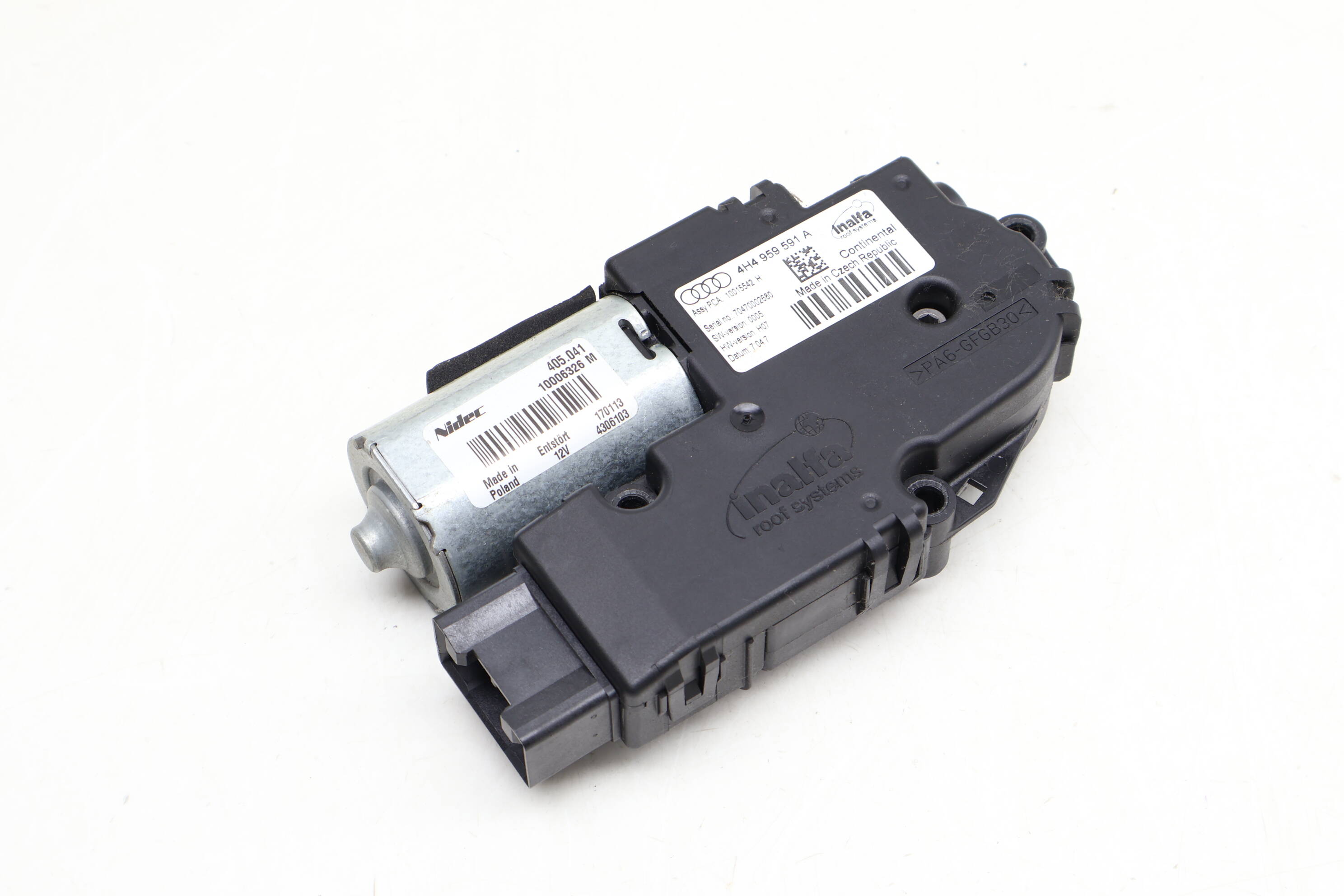 Sunroof / Sun Roof Motor 4H4959591A