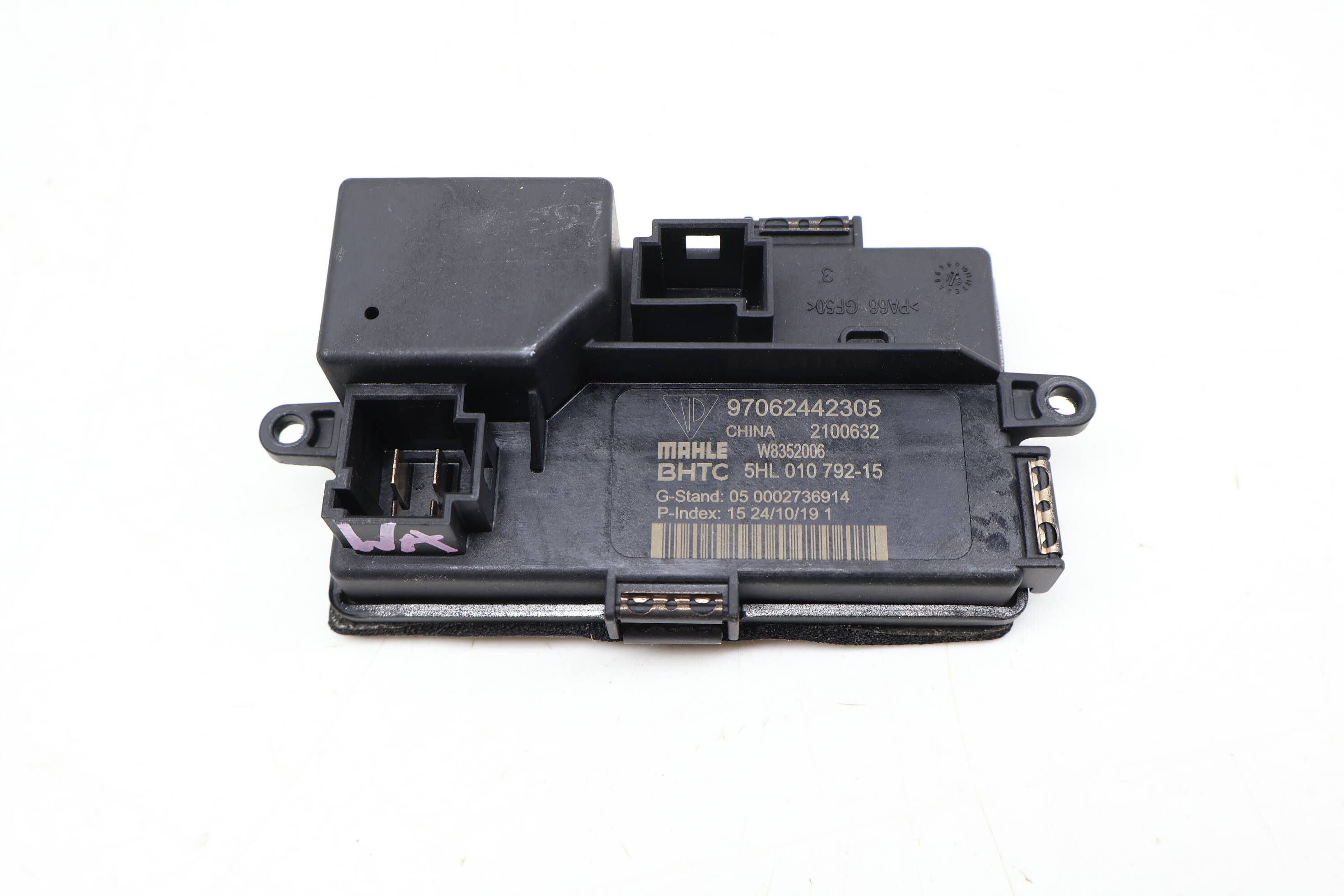 Blower Motor Resistor / Regulator 97062442305