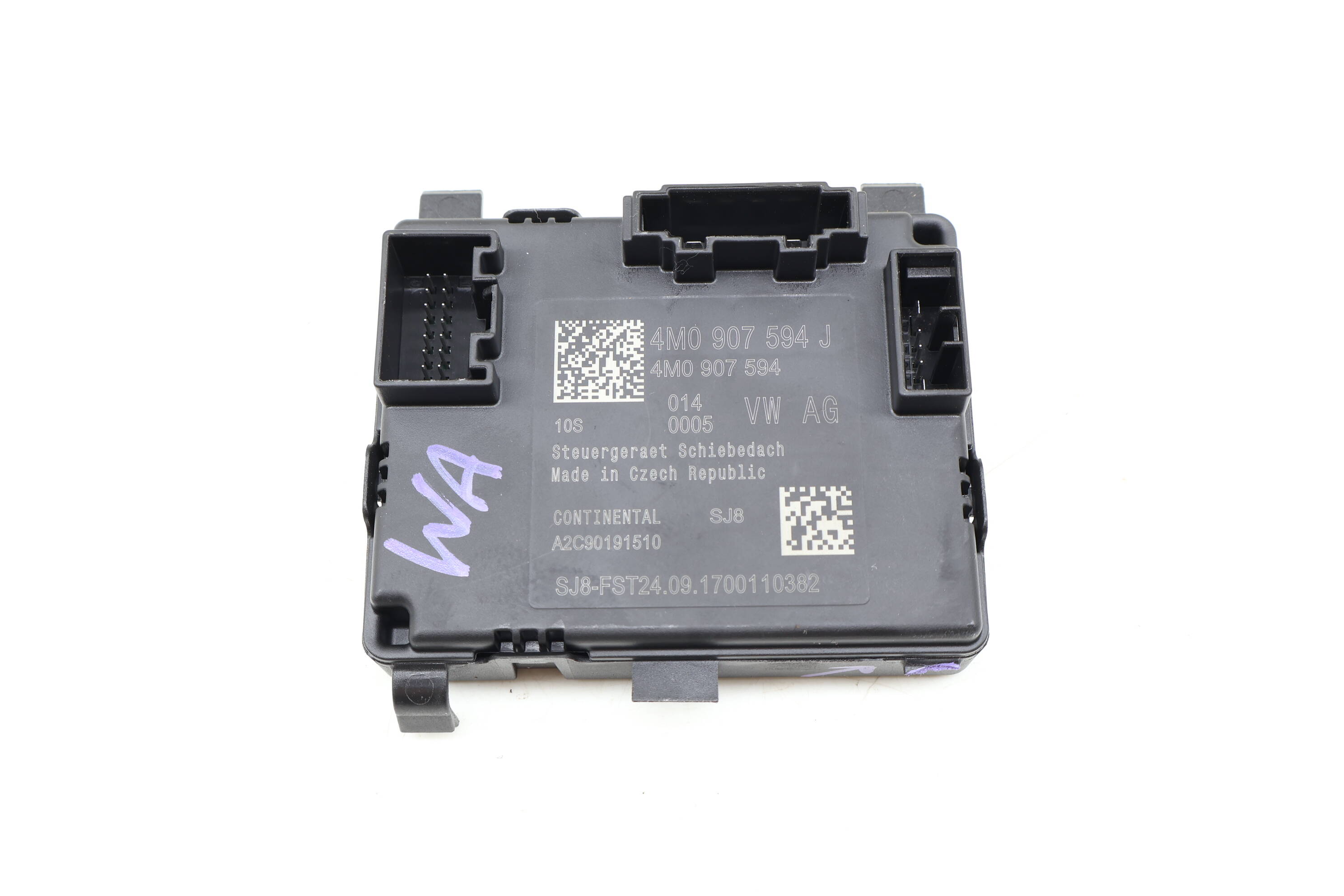 Sunroof / Sun Roof Control Module 4M0907594J