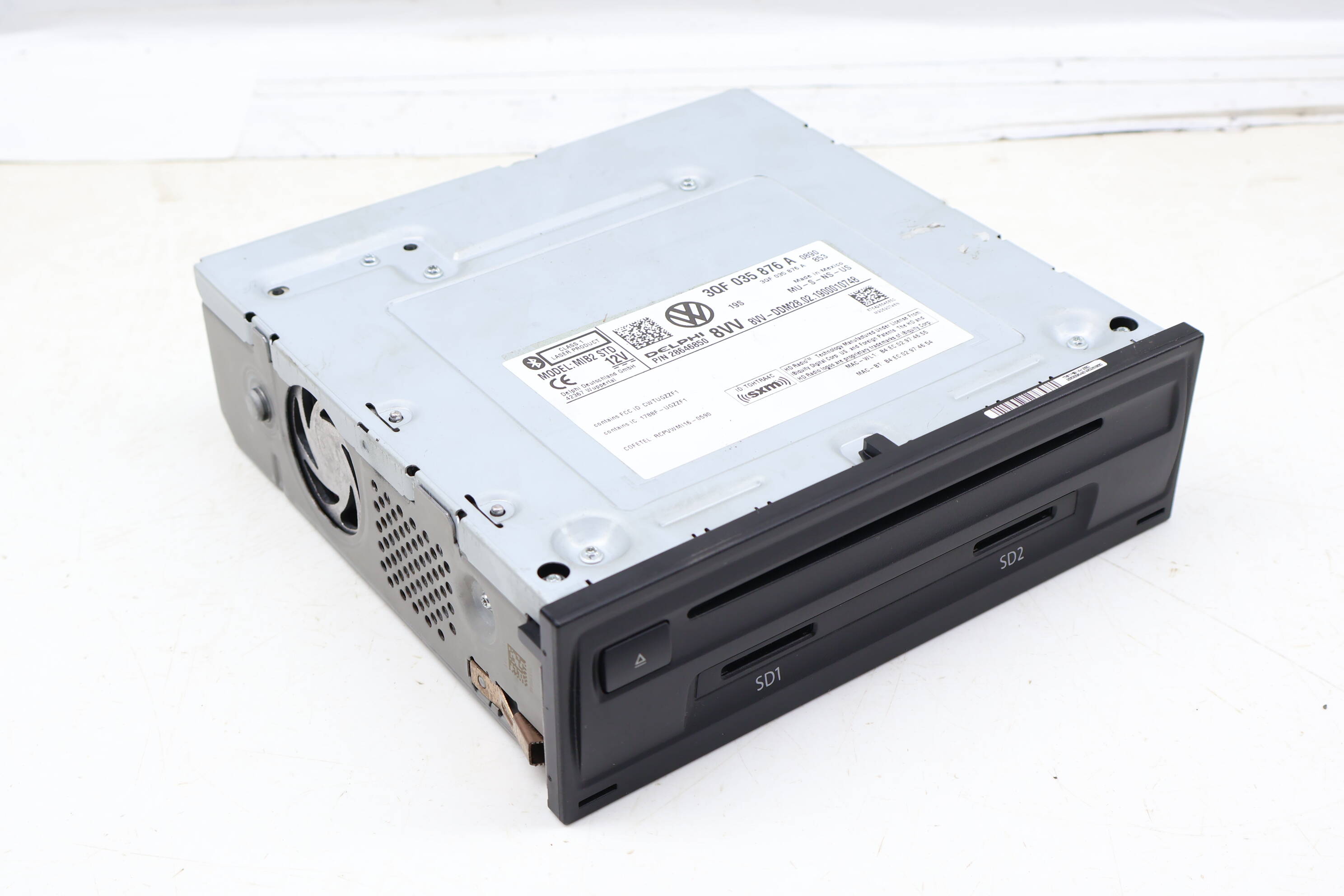 Radio / Bluetooth / Sd / Cd Control Unit (Mib2) 3QF035876A