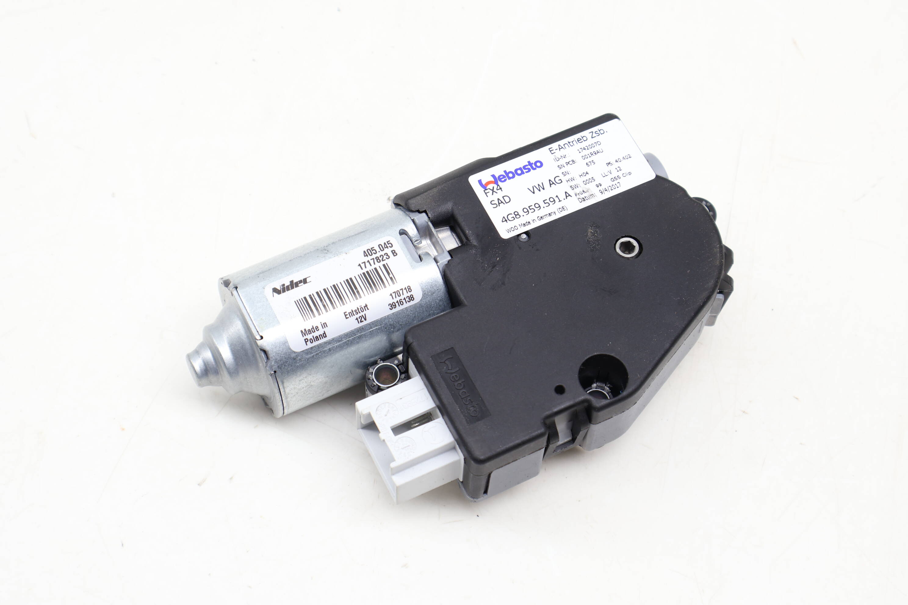 Sunroof / Sun Roof Motor 4G8959591A