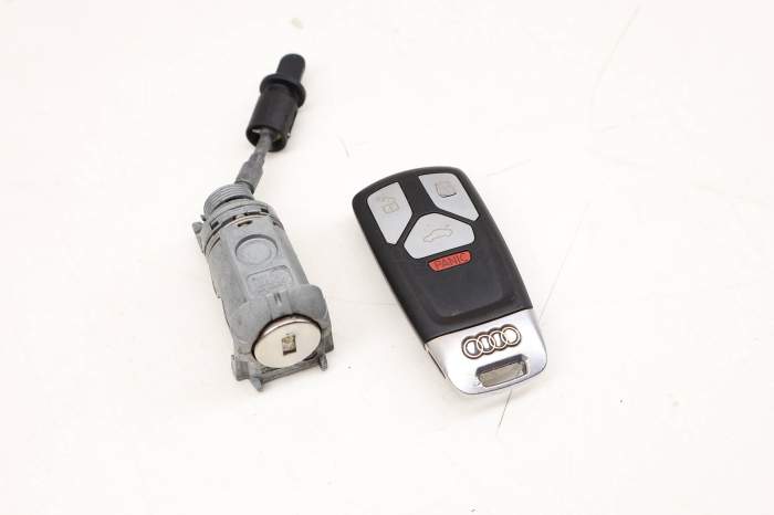 Lock Switch / Cylinder Set W/ Key 4M0898374B main product photo