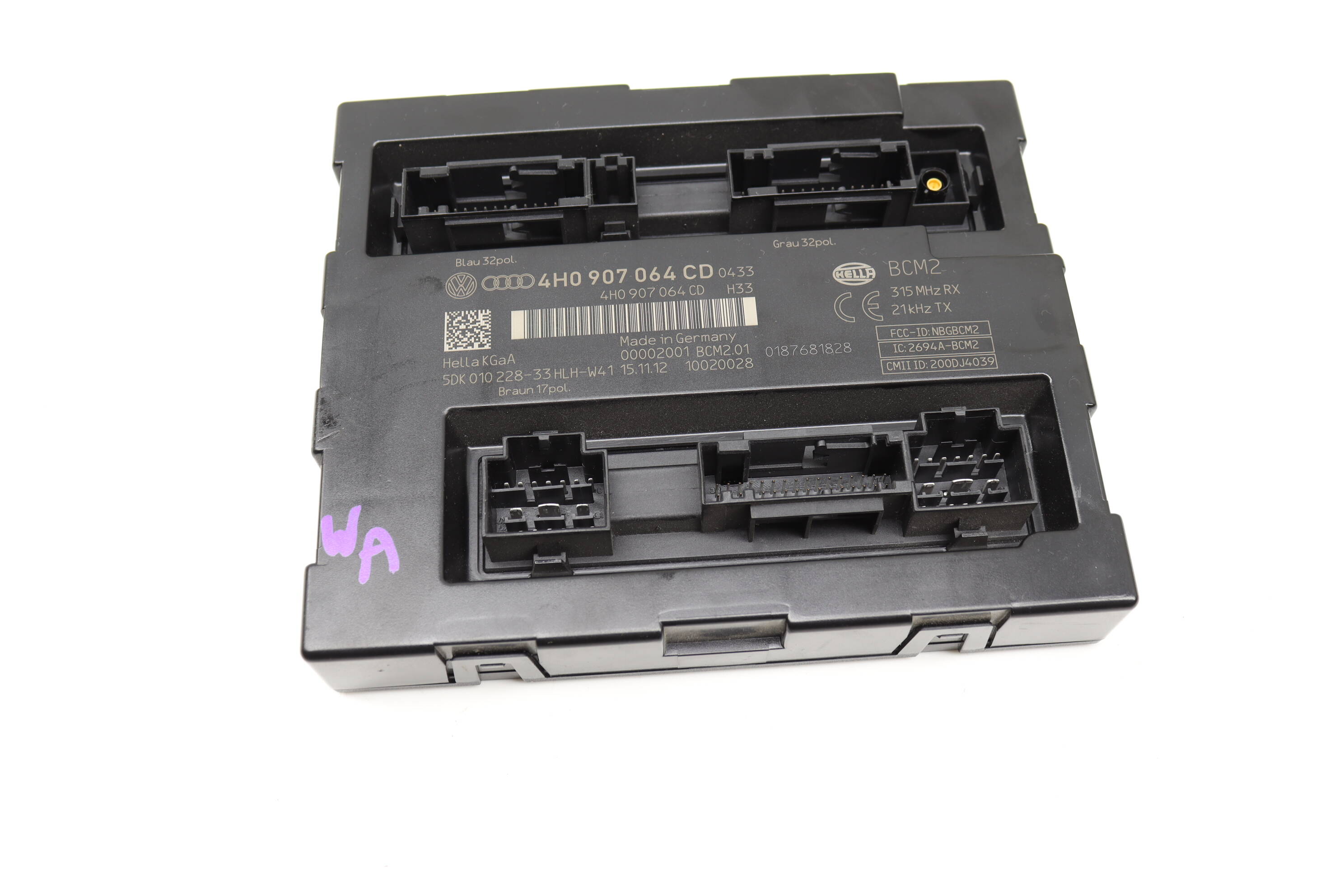 Comfort Control Module / Ccm 4H0907064CD