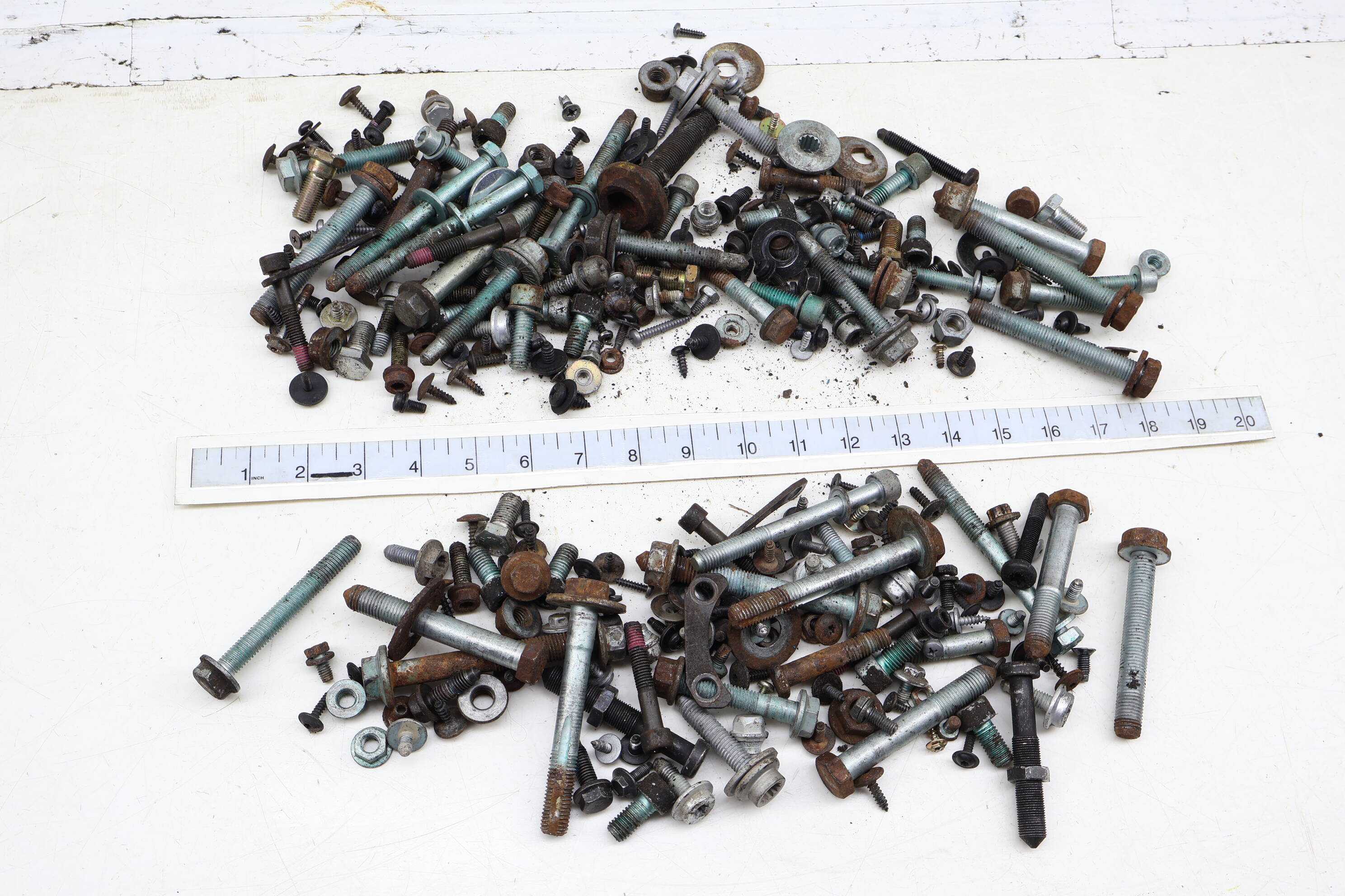 Assorted Mixed Bolts, Nuts, Screws, Washers, Etc