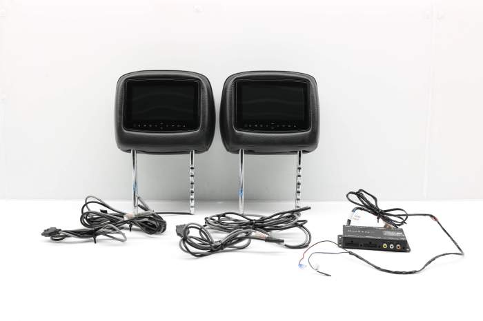 Headrest Set W/ Built-In Monitor / Dvd Player (Rosen) main product photo