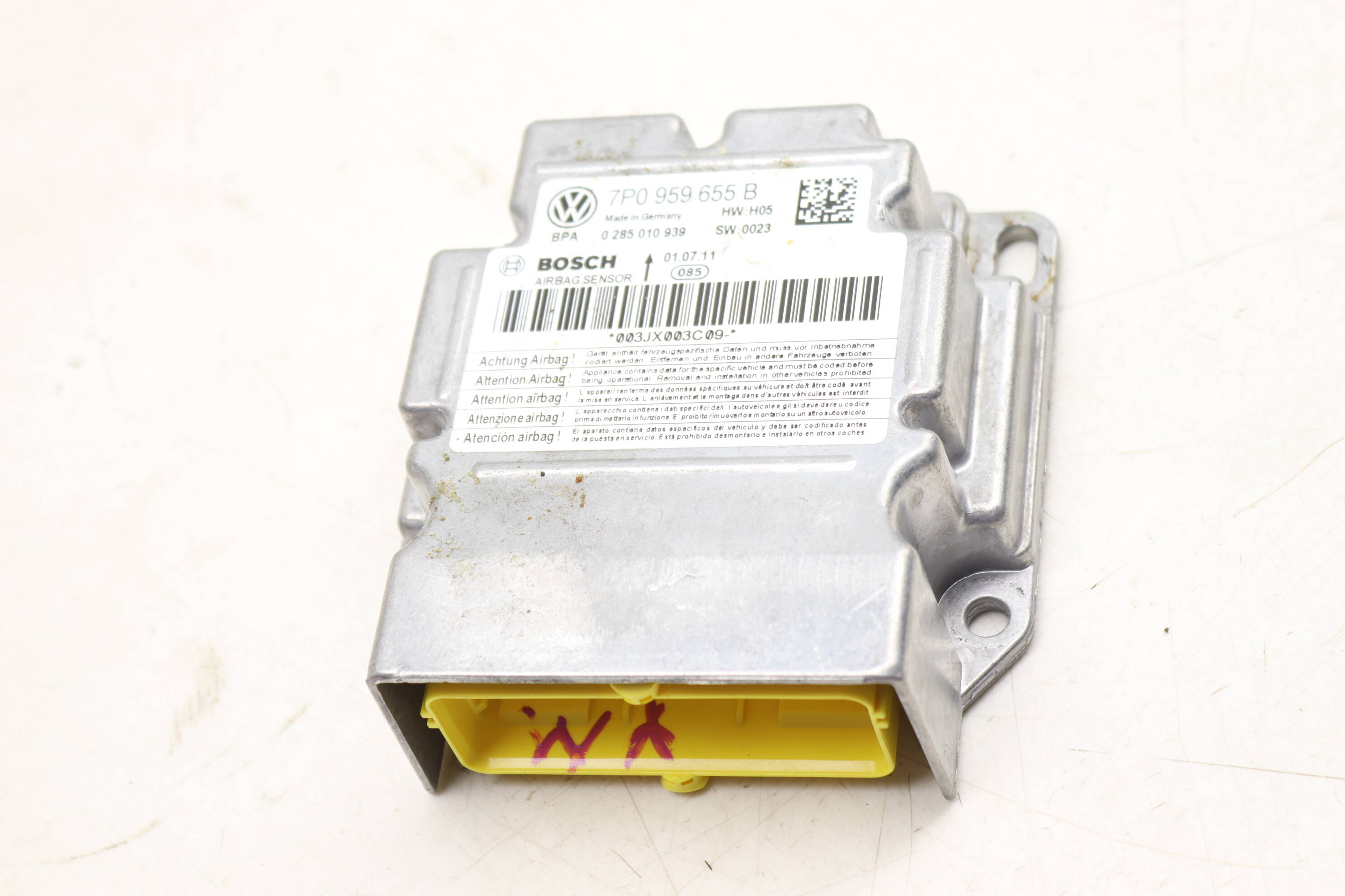 Srs Airbag / Air Bag Control Module 7P0959655B 95861820101