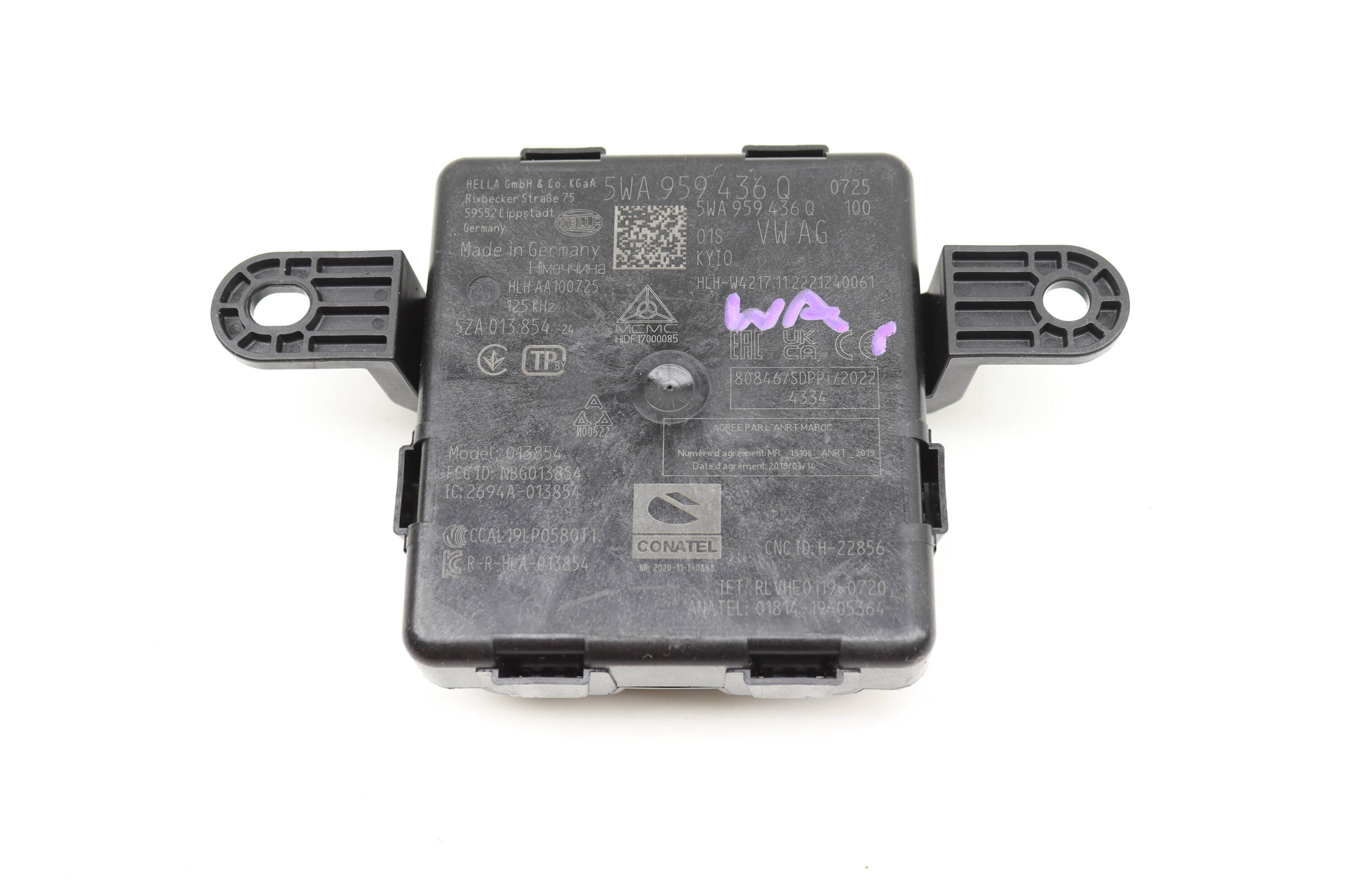 Keyless Entry / Kessy Control Module 5WA959436Q