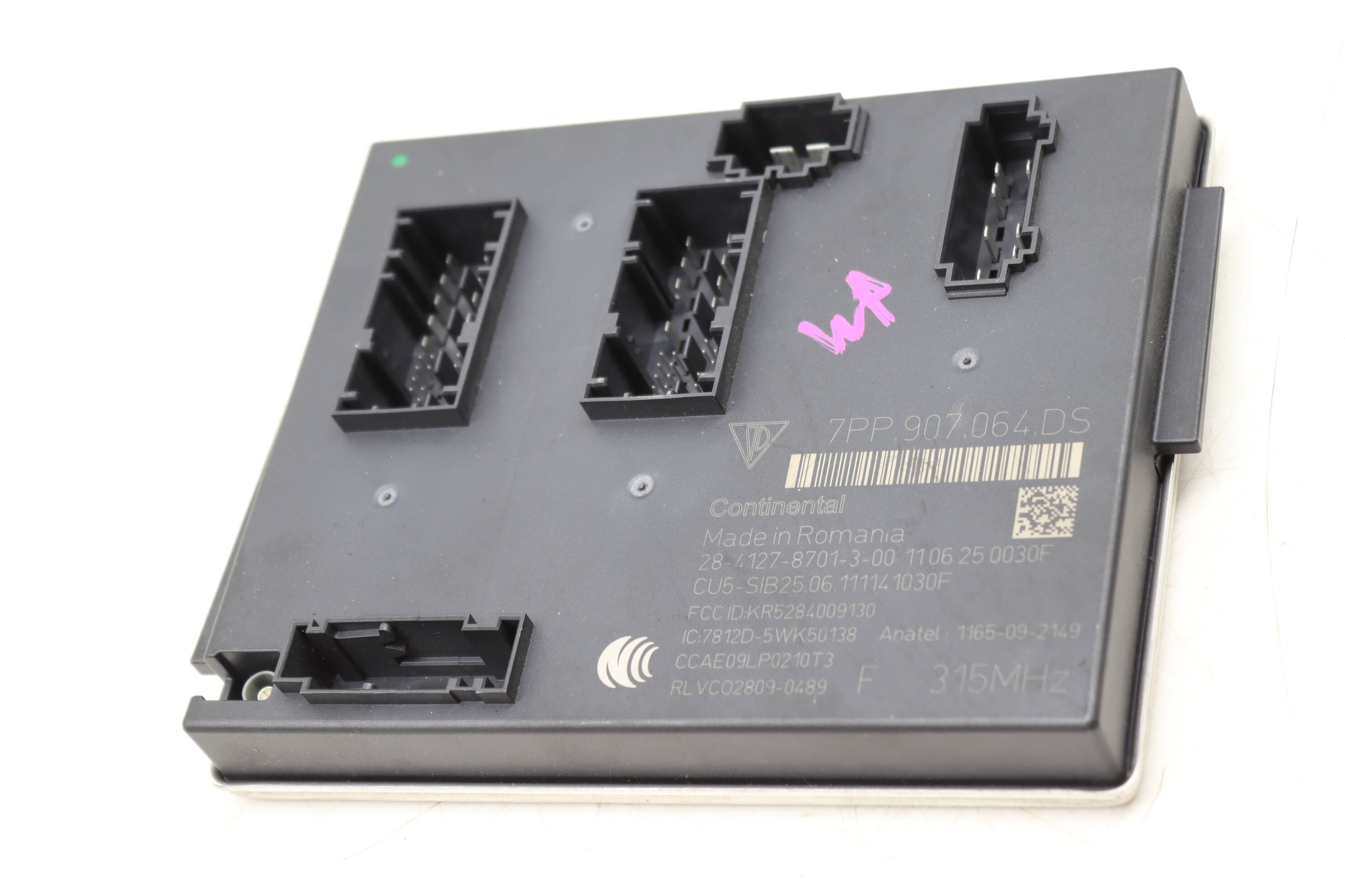 Porsche Front Comfort Control Module / Ccm / Bcm 7PP907064DS