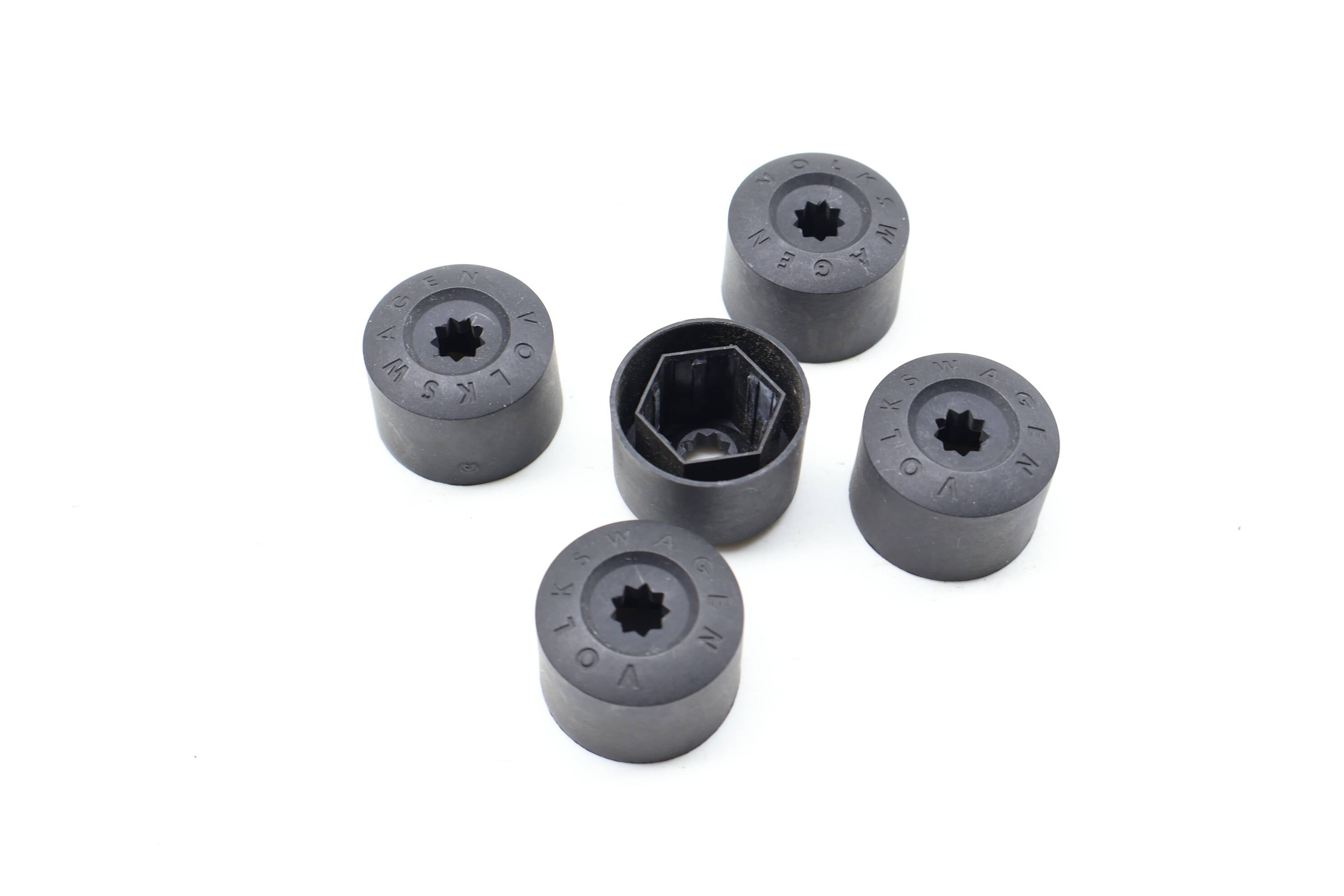 Lug Nut / Bolt Cover / Cap Set (5) 1K0601173