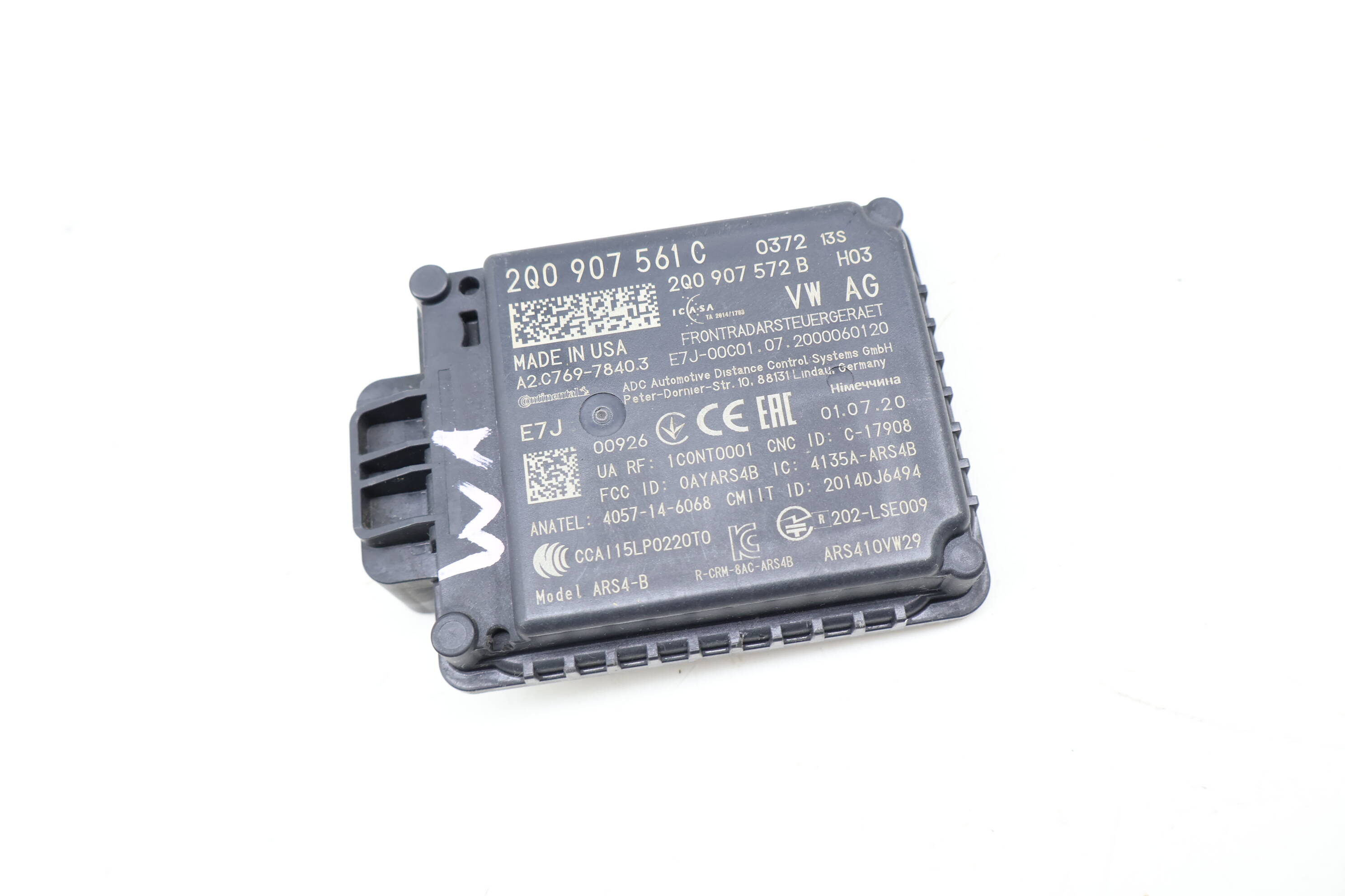 Adaptive Cruise Distance Sensor / Radar 2Q0907561C