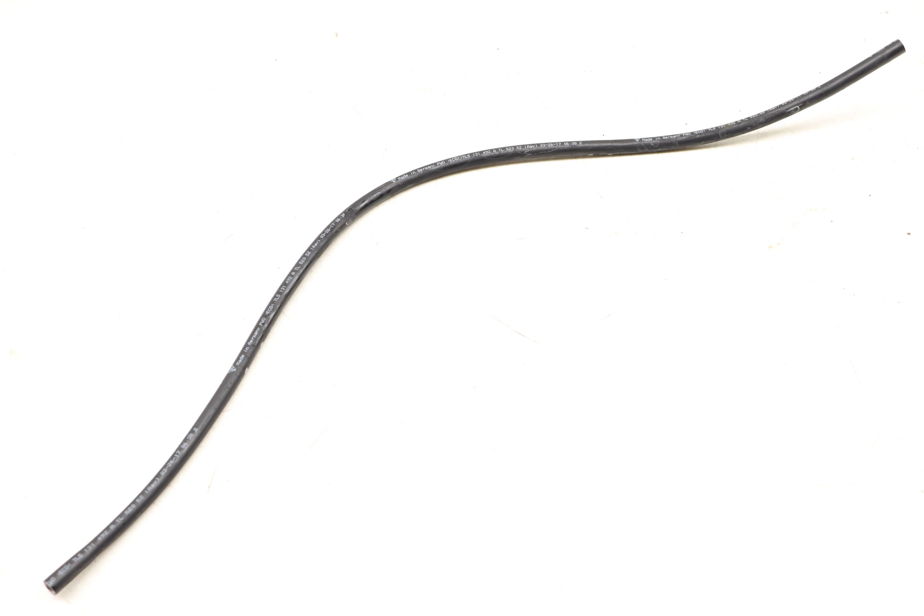 Porsche Power Steering Oil Cooler Hose / Line (Return) 7P5422963A