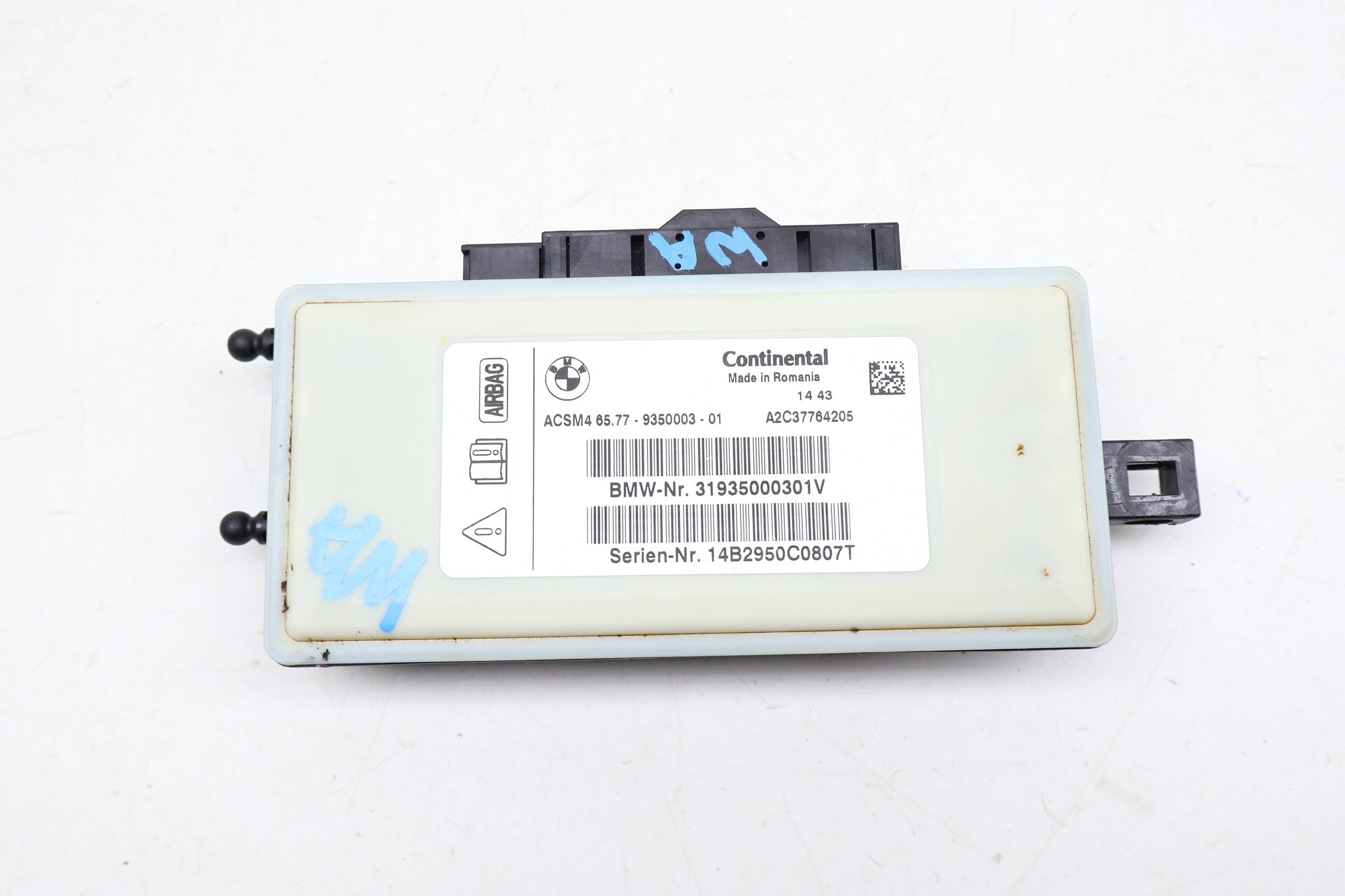 Air Safety Bag / Srs Control Module 65779350003
