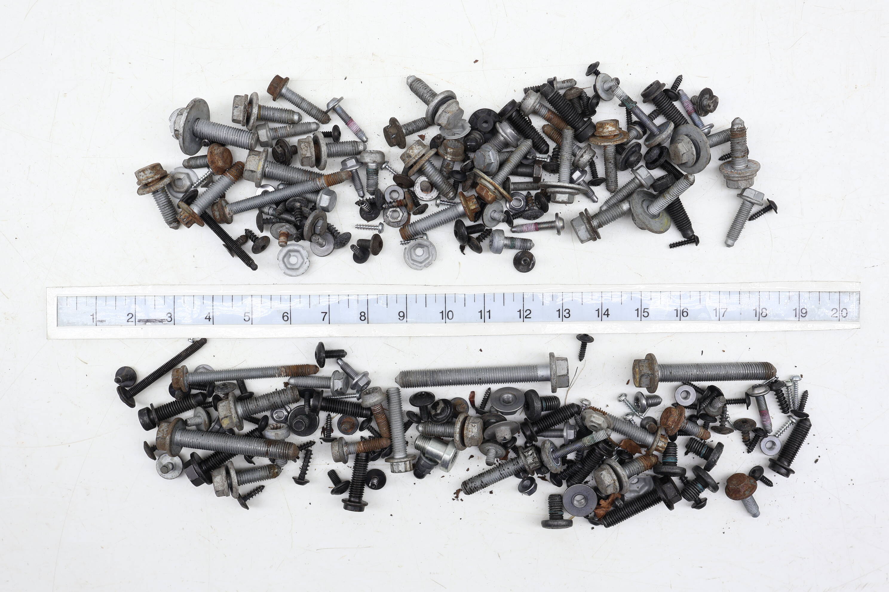 Assorted Mixed Bolts, Nuts, Screws, Washers, Etc
