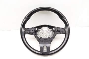 3-Spoke Leather Steering Wheel 3C8419091AJ