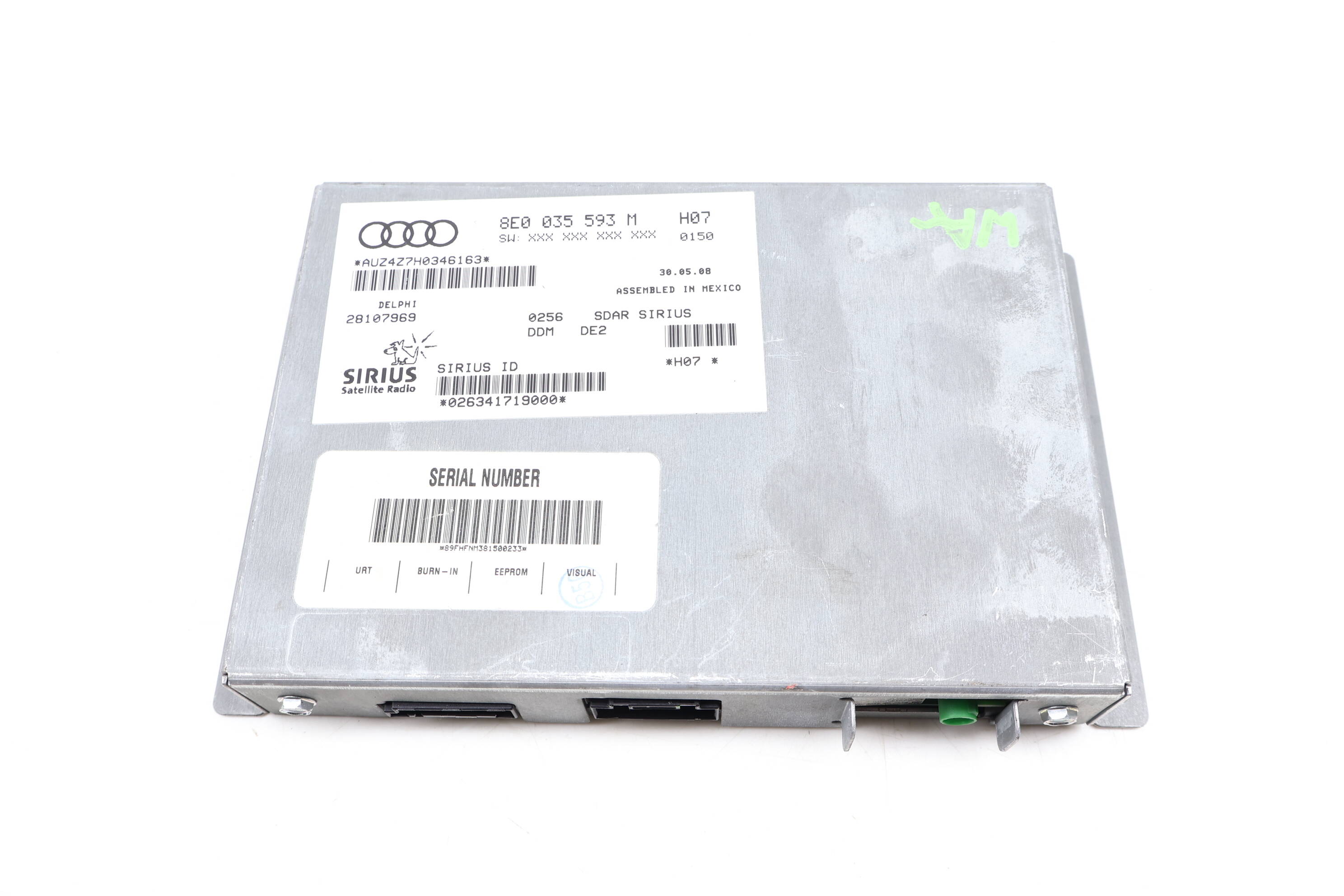 Sirius Satellite / Sat Radio Control Module 8E0035593M