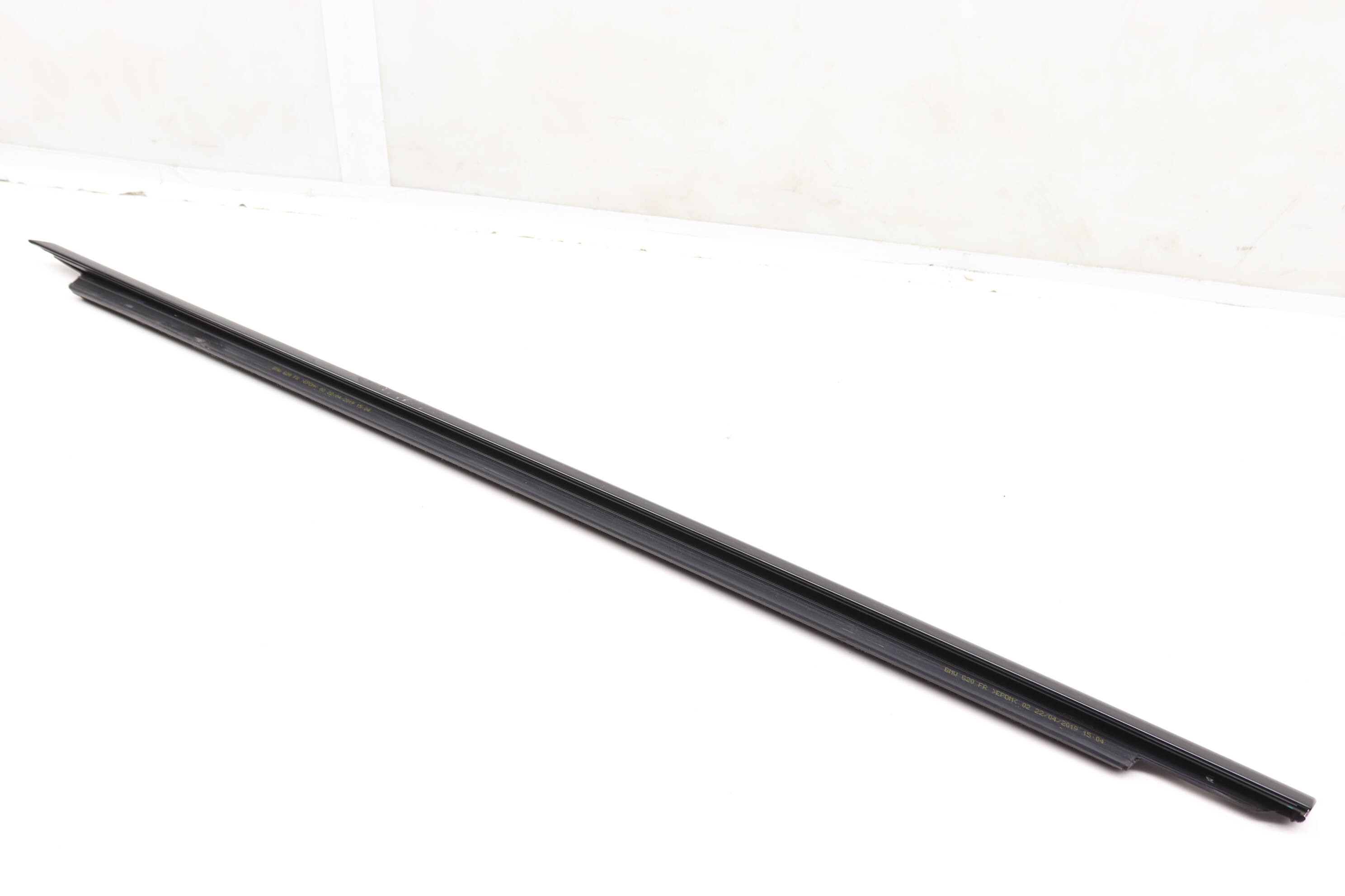 BMW Front Left Exterior Door / Window Slot Seal Trim 51337465149