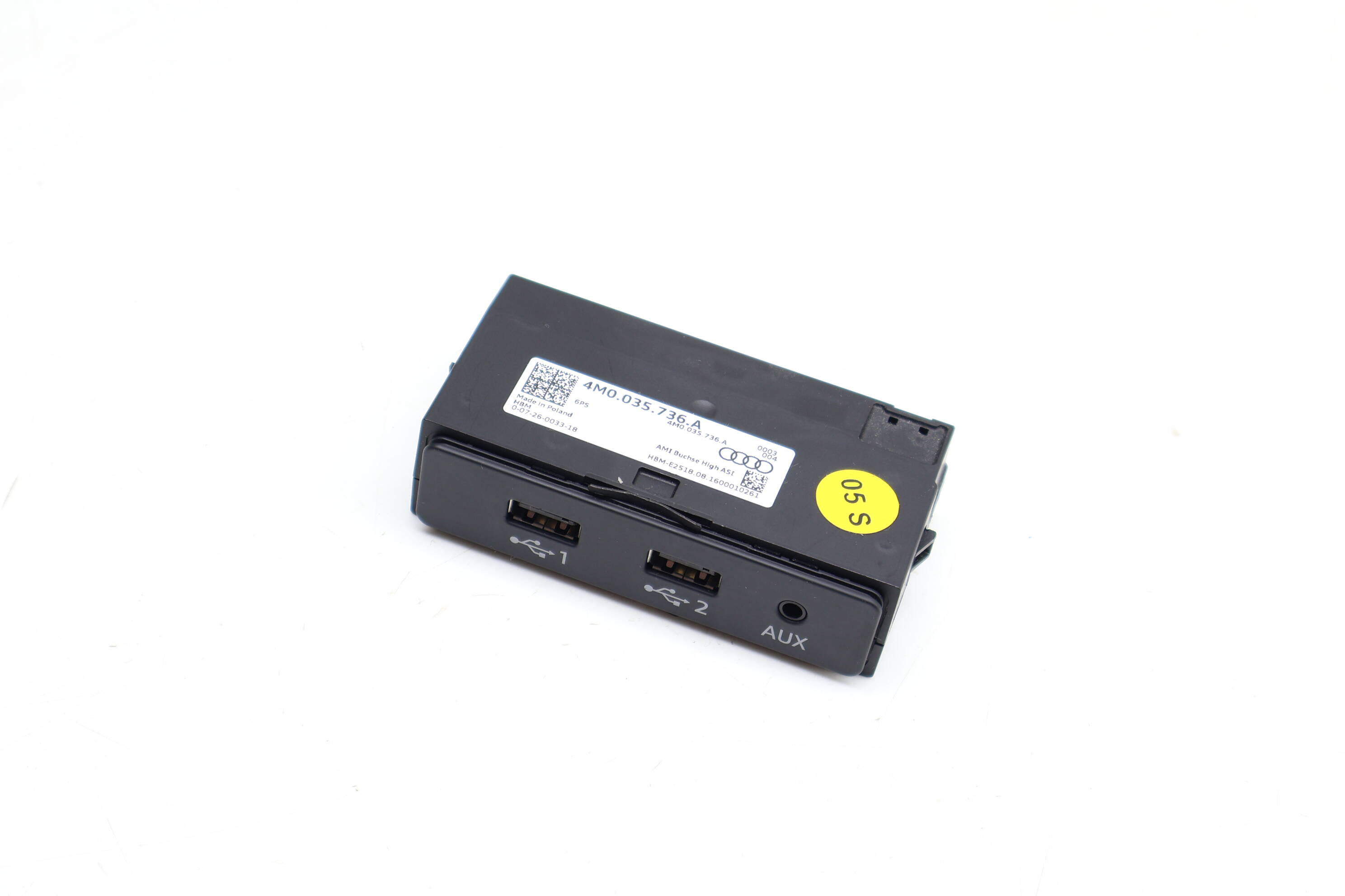 Dual Usb / Aux-In Socket 4M0035736A