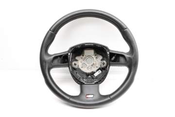 3-Spoke Leather Sport Steering Wheel 8T0419091D