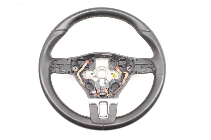 3-Spoke Leather Steering Wheel 1T0419091AC main product photo