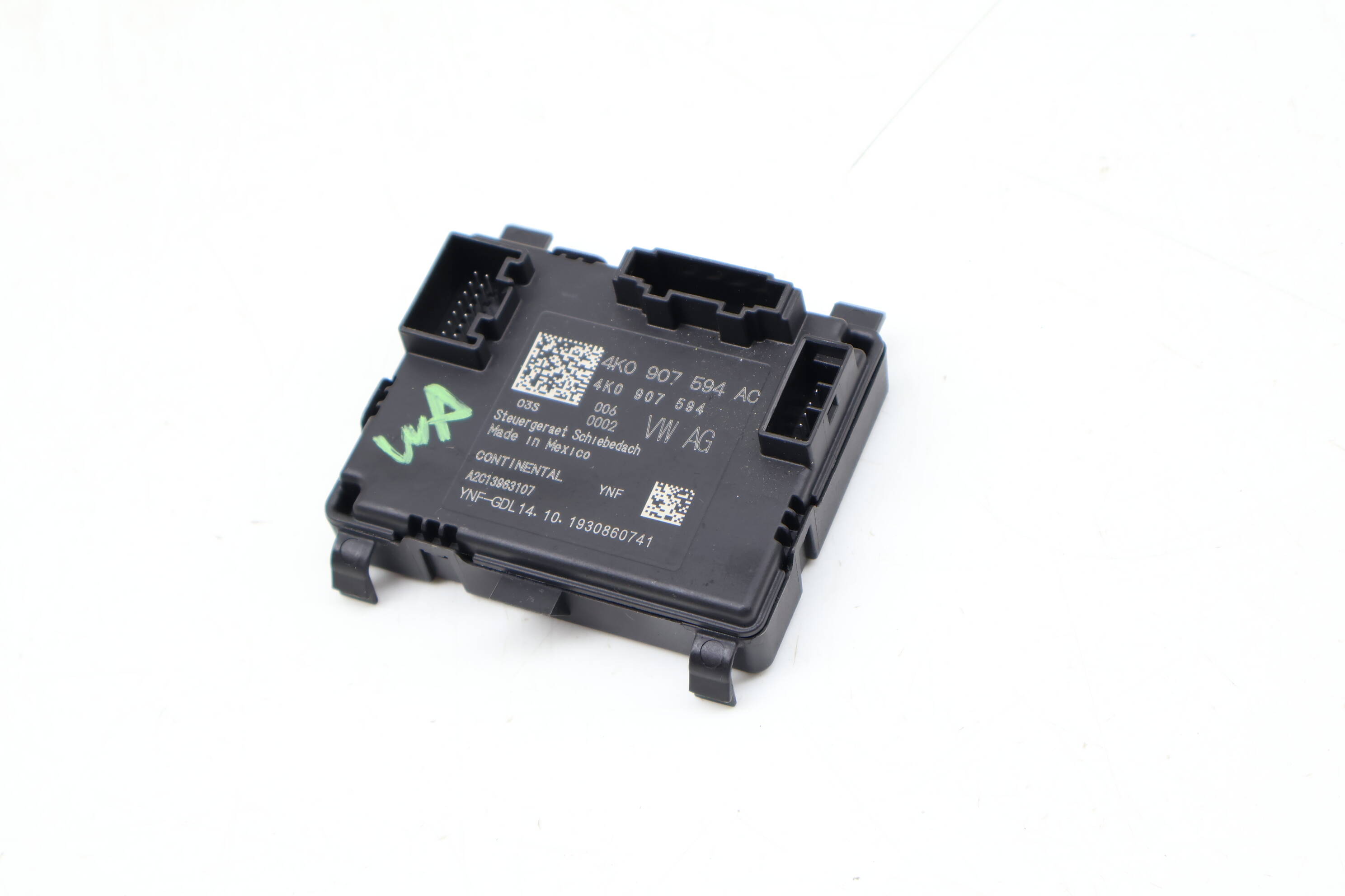 Sunroof / Sun Roof Control Module 4K0907594AC