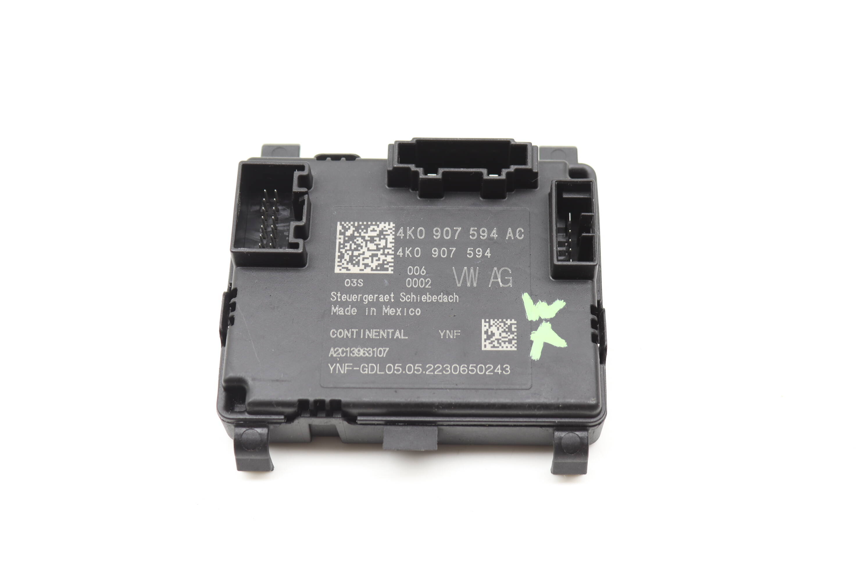 Sunroof / Sun Roof Control Module 4K0907594AC