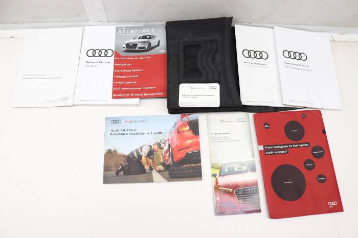 2018 Owners Manual (A7) main product photo