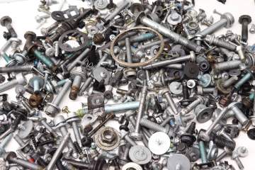 (3Lb) Assorted Mixed Bolts, Nuts, Screws, Washers, Etc - Euro Vehicles