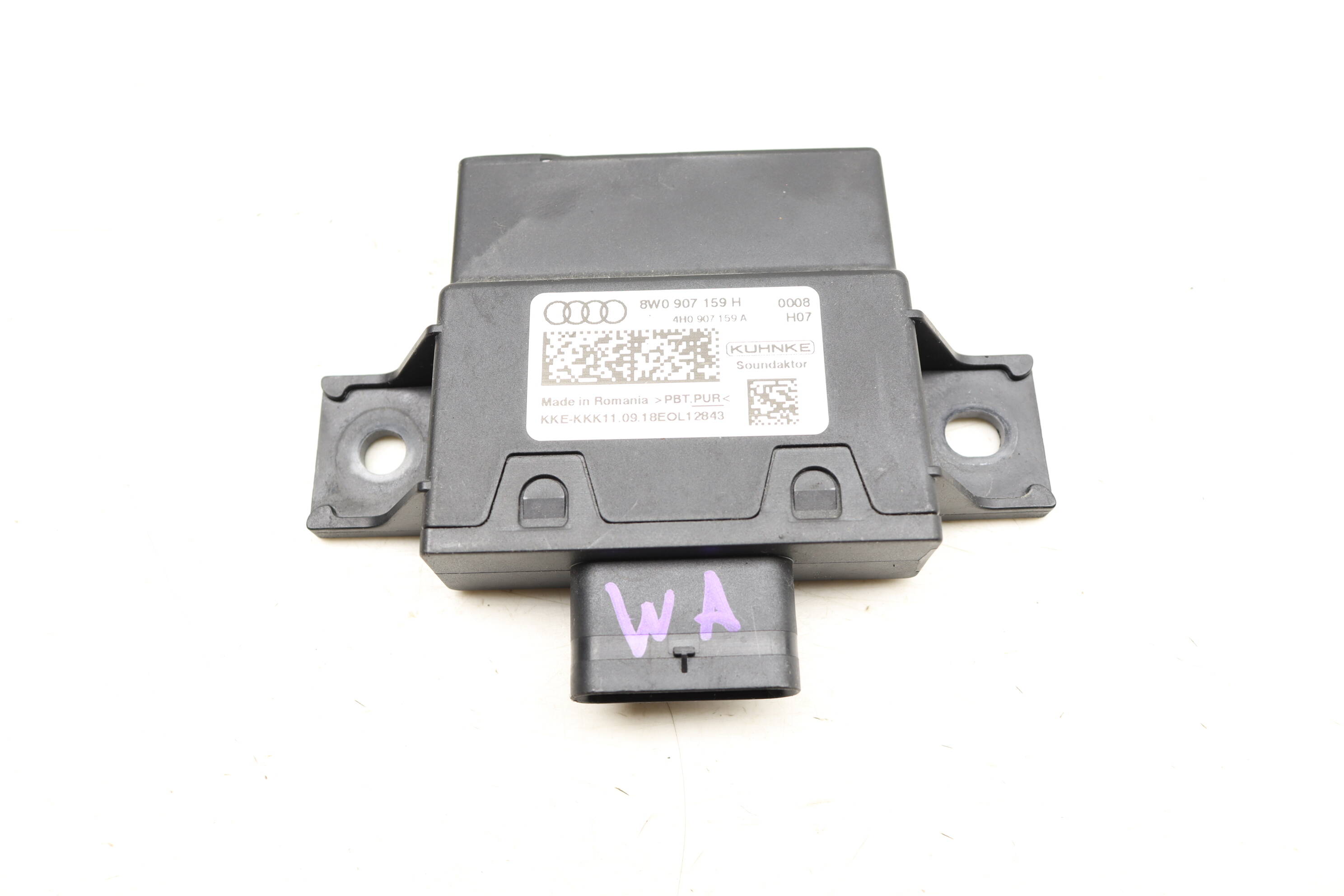 Body Impact Sound Control Module 8W0907159H