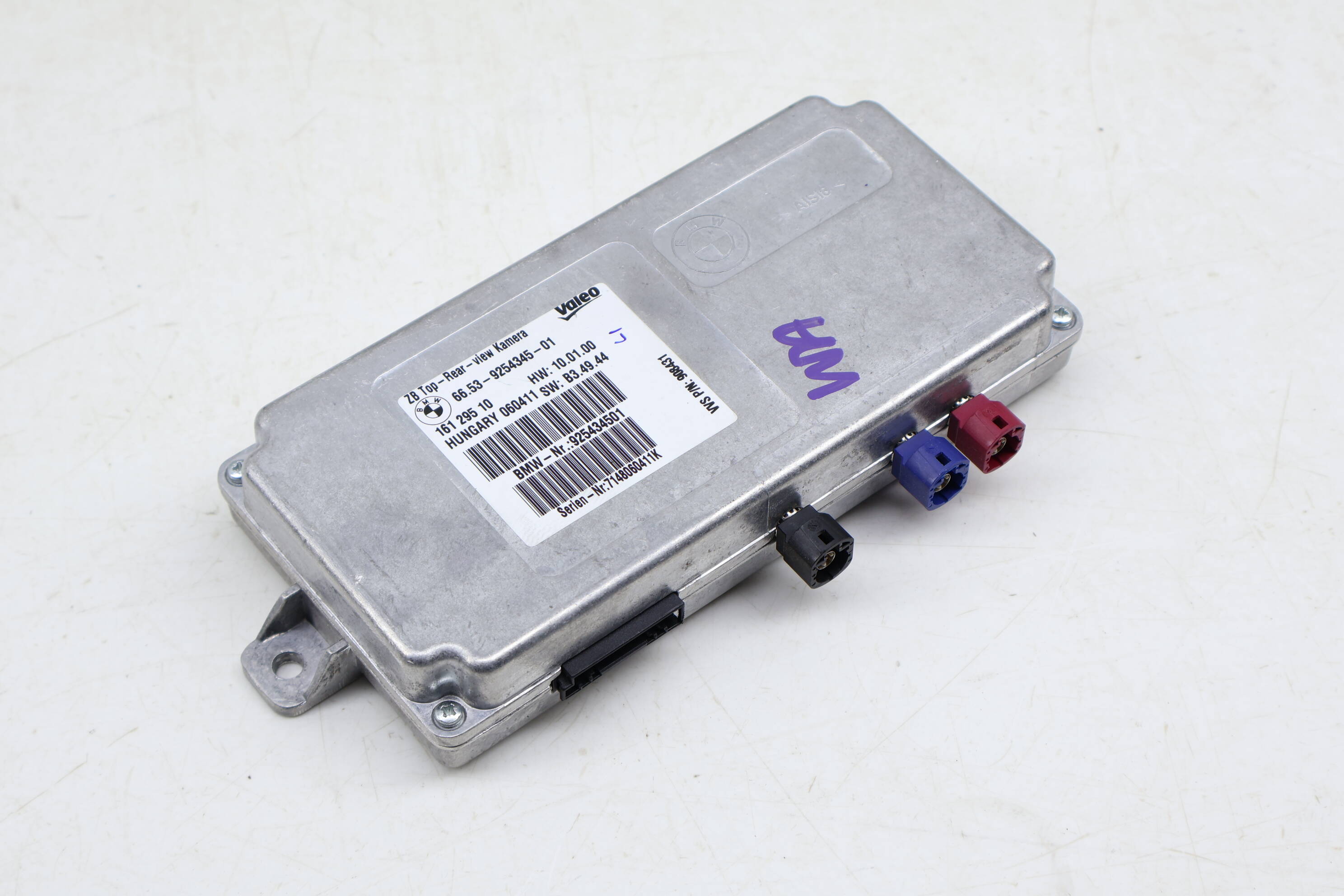 Top Rear View Camera Control Module 66539254345