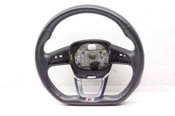 3-Spoke Leather Sport Steering Wheel 80A419091AF