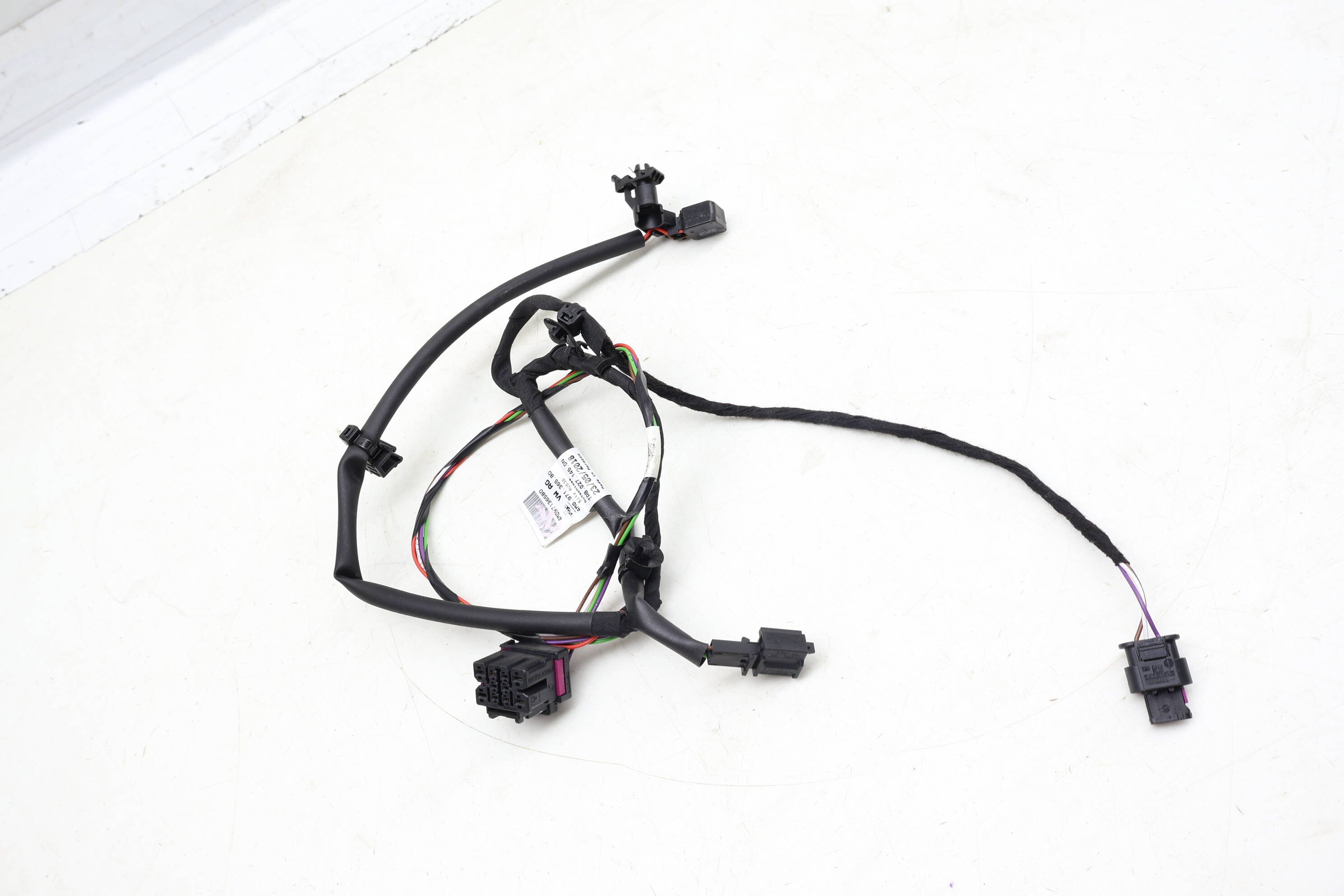 Seat Belt Warning System Wiring Harness 4M0971365BD