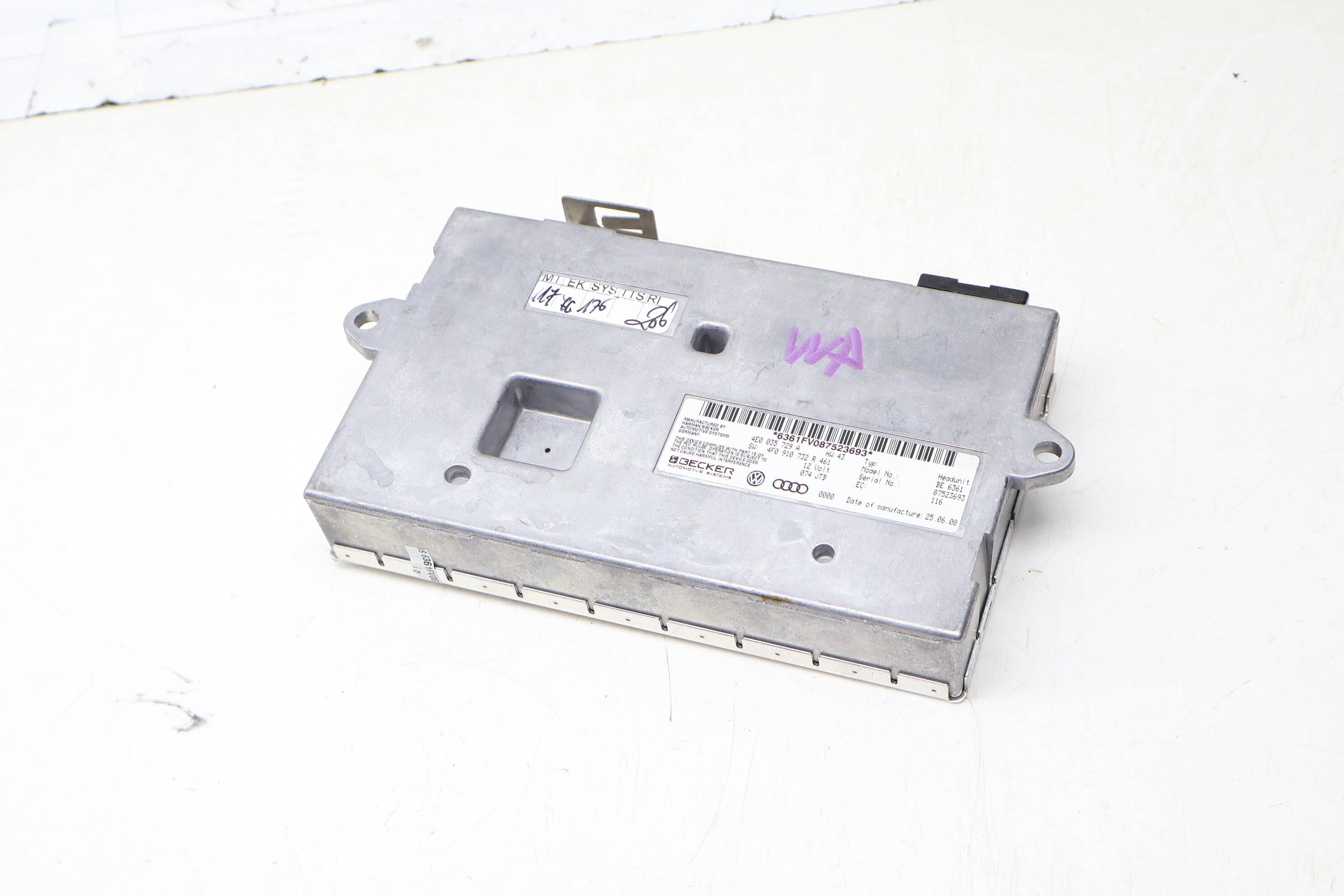 Mmi Interface Control Module 4E0035729A